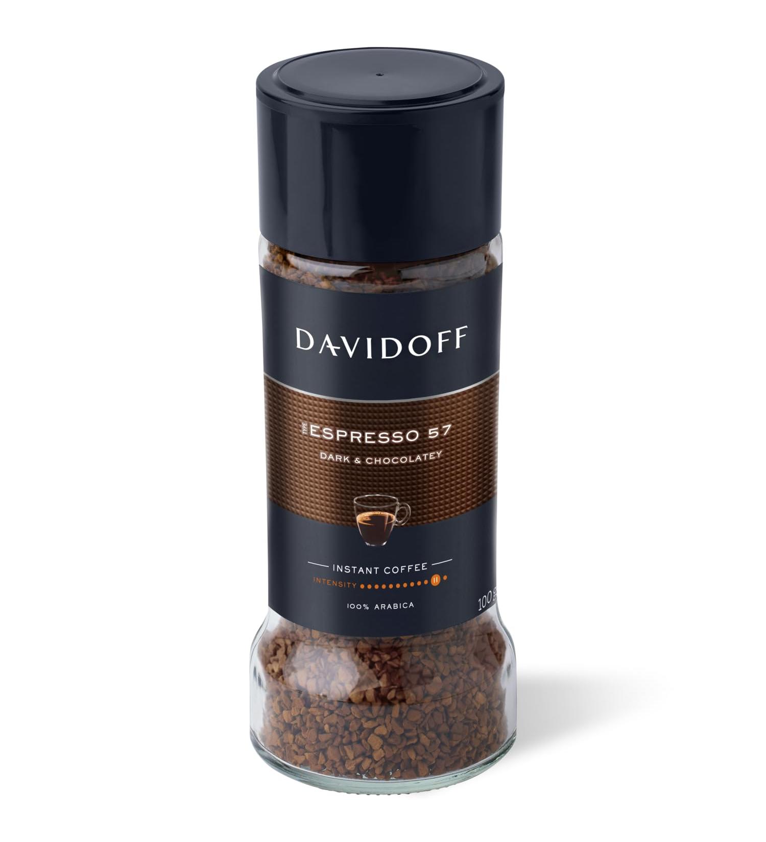 Davidoff Espresso 57 Intense Instant Coffee 100 % Arabica 100 g - Buy Online on GoSupps.com