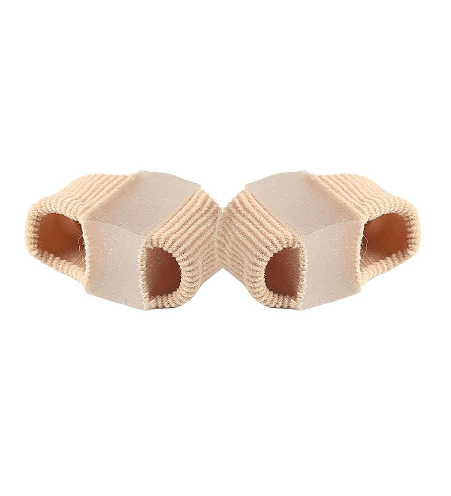 Toe Separator Gel for Men & Women - Breathable Universal Fit 2 Pieces (L 3.2x1.8x2.2 cm) - Pain Relief & Comfort - Buy Online on GoSupps.com
