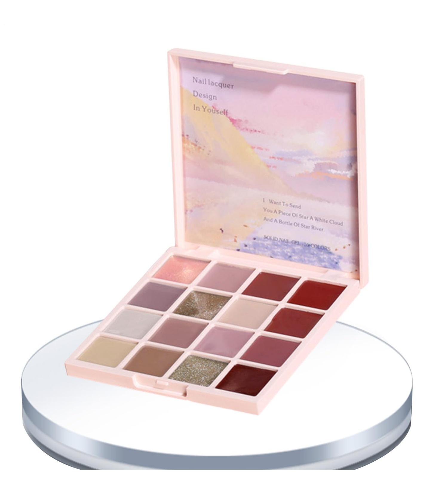 Gel Nail Polish Palette: Display Sample Graphic Clear Sample Holder | Compact Color Organizer Book Lightweight Design Used for a Set Up - Buy Online on GoSupps.com