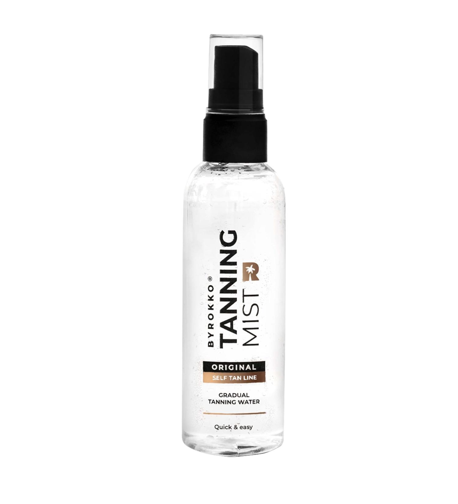 BYROKKO Tanning Face Mist (100 ml) | Natural-Looking Self-Tanning Accelerator with Aloe Vera | For Sunbeds & Outdoors - Buy Online on GoSupps.com