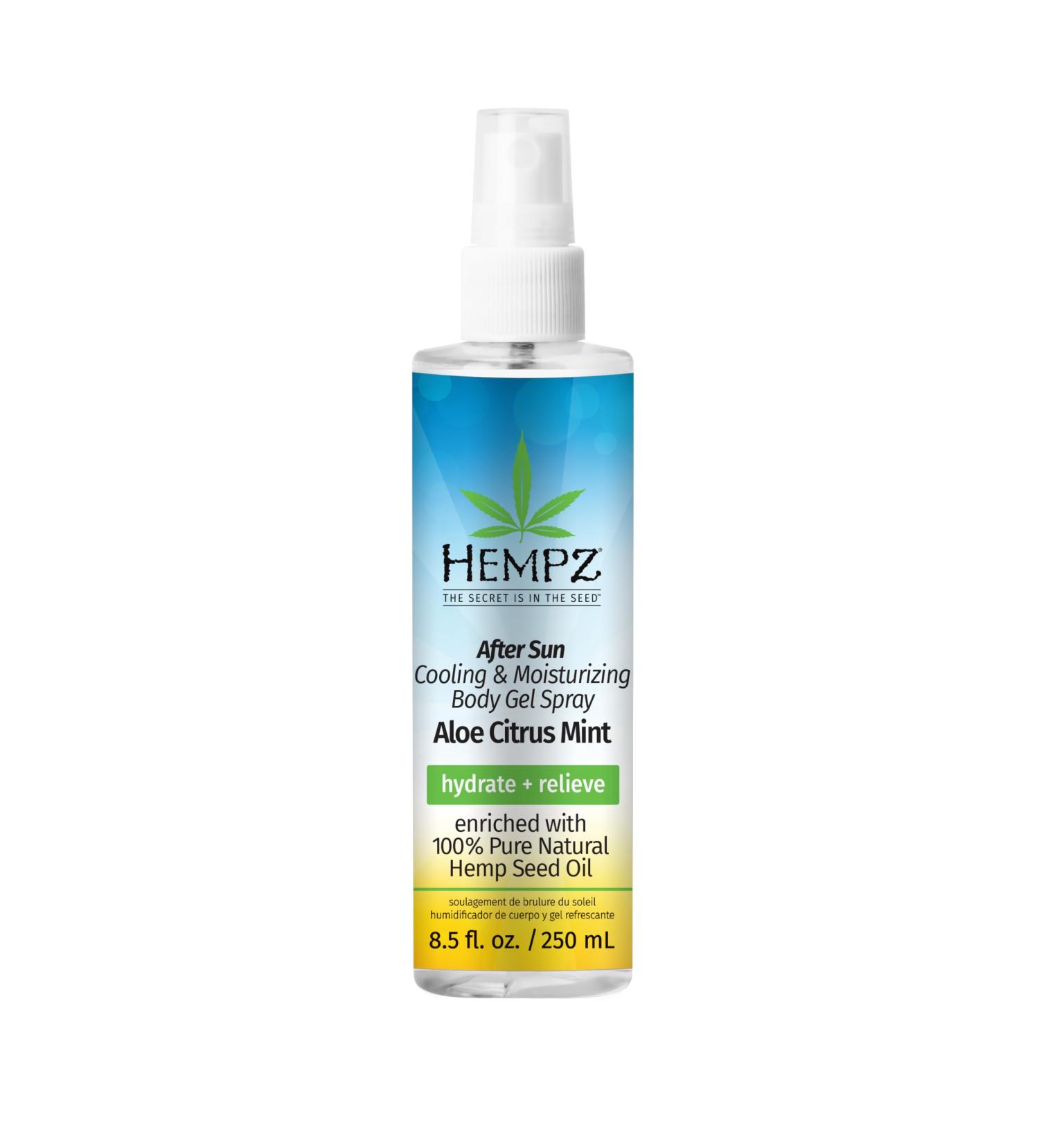 HEMPZ After Sun Cooling Aloe Vera Body Spray | Vegan Sunburn Relief & Hydration | 8.5 oz - Shop Internationally - Buy Online on GoSupps.com