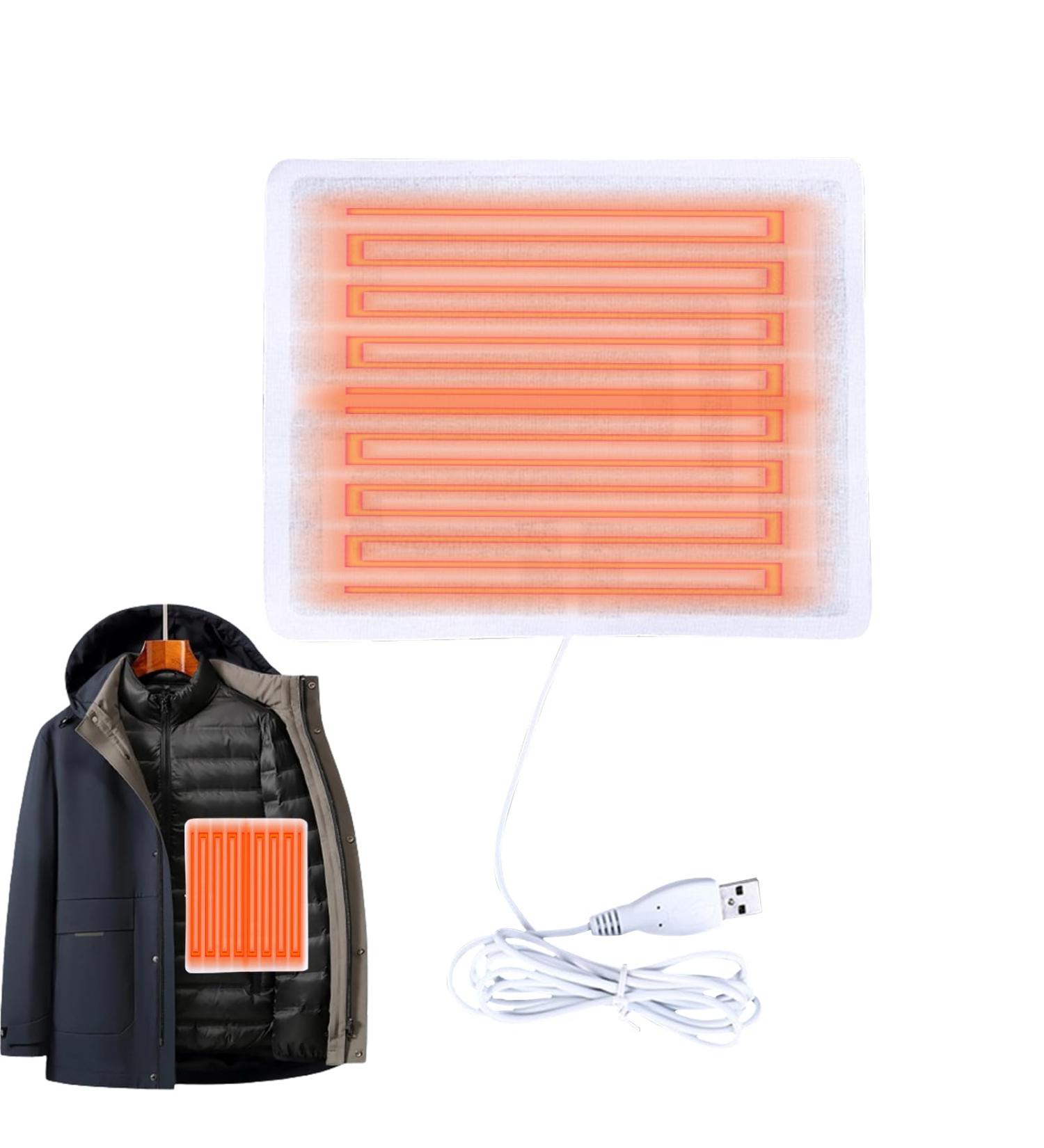 Luckxing Electric Heating Pillows for Clothing | 5V Winter Vest & Jacket Heating Solution | Perfect for Camping & Cold Weather - Buy Online on GoSupps.com