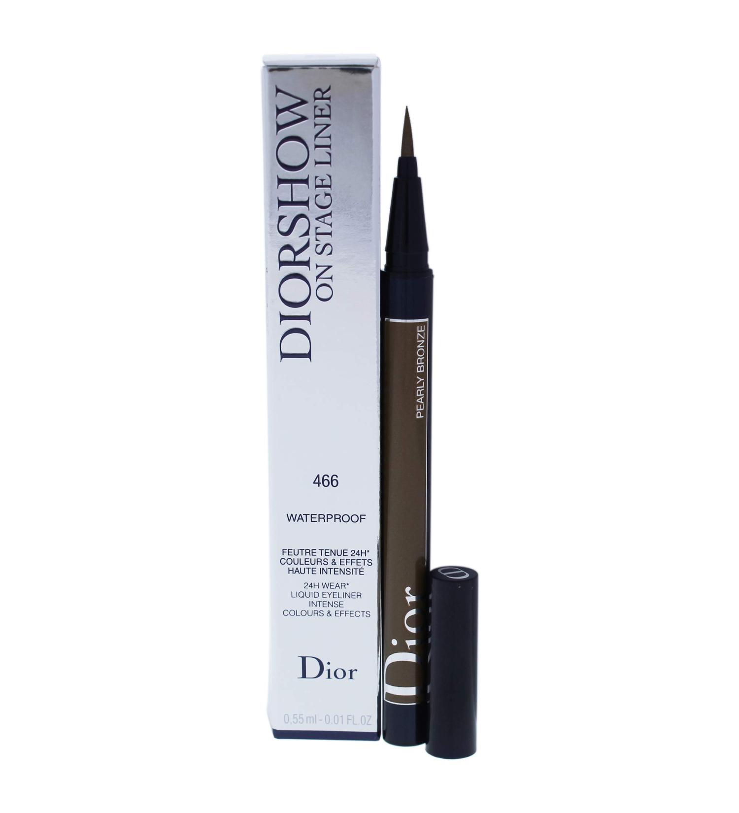 Christian Dior Diorshow On Stage Liquid Eyeliner 466 Pearly Bronze for Women 0.01 Ounce 466 Pearly Bronze 0.01 Ounce