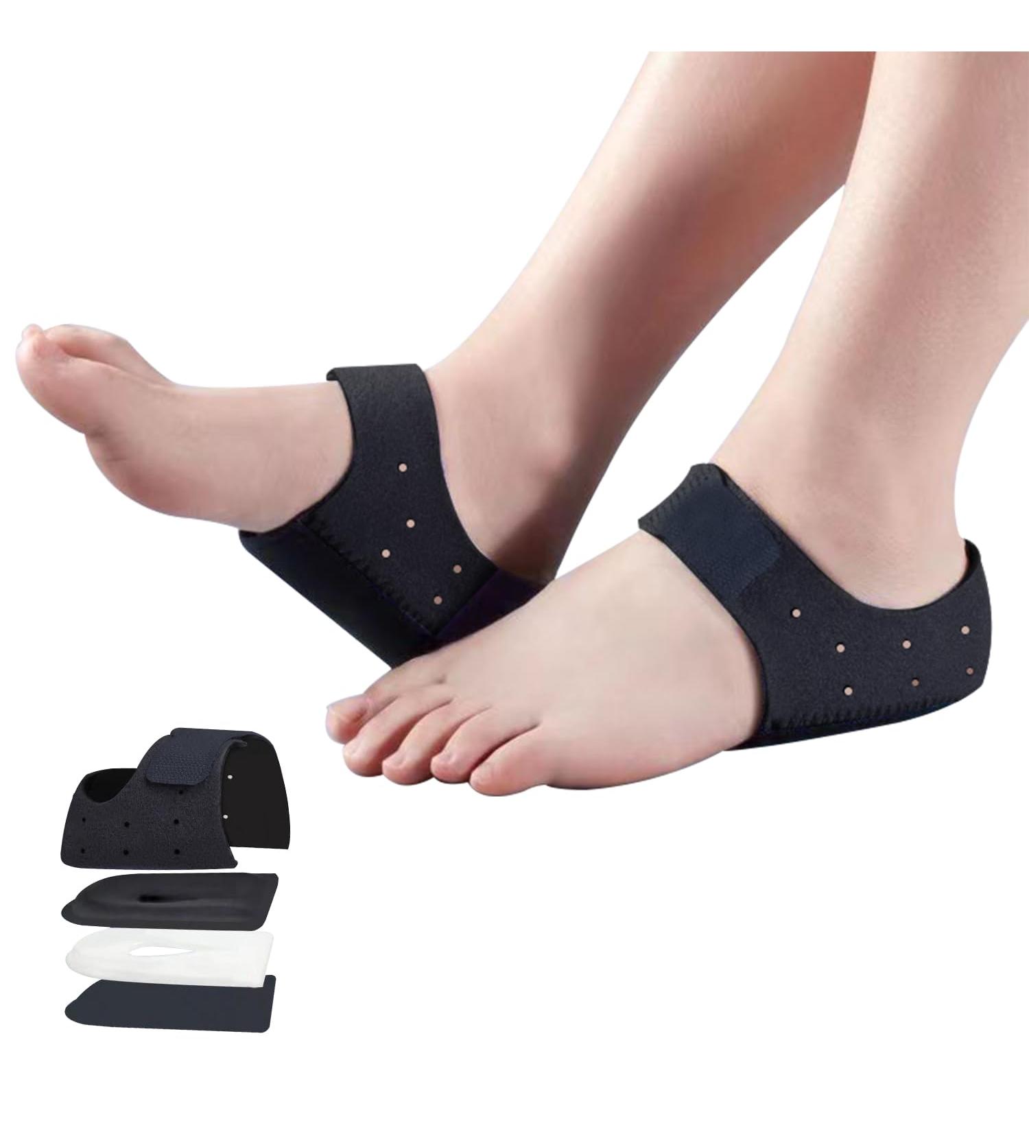 Buy Heel Supports for Heel Pain Relief - Plantar Fasciitis Heel Cups | Black (Small) - Best for Heel Spur & Bursitis - Buy Online on GoSupps.com