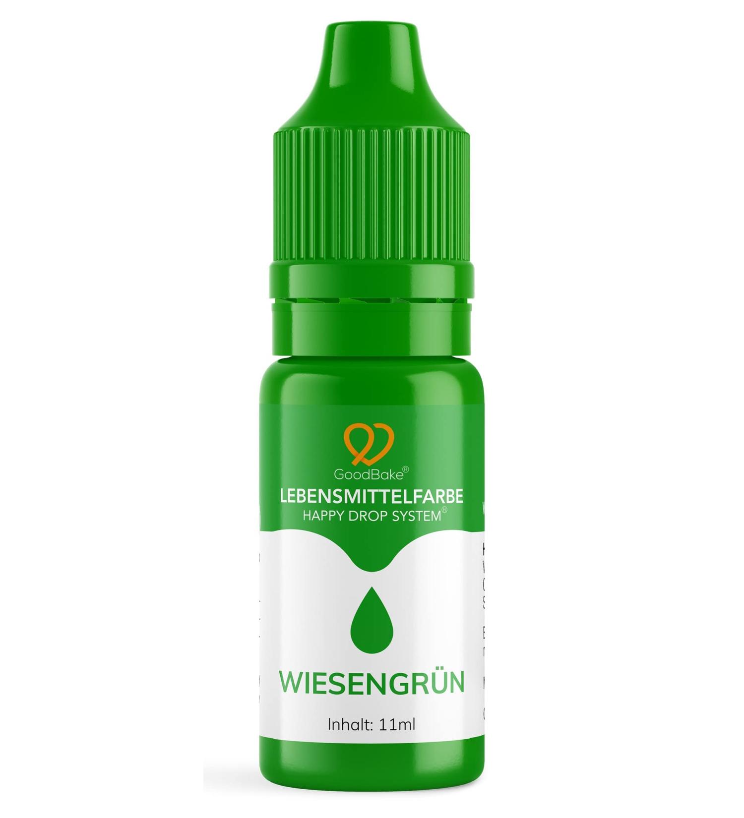 Goodbake Green Food Coloring (11ml) | Intensive & Highly Concentrated | Vegan Cake & Fondant Colorant - Buy Online on GoSupps.com