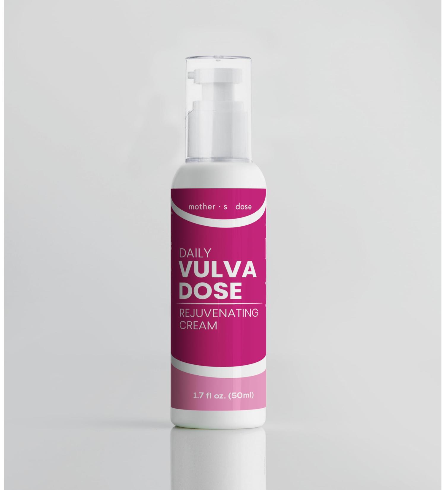 Mothers Dose Vaginal Moisturizer - DHEA Cream for Vulva Dryness & Discomfort with Hyaluronic Acid | 90 Day Supply | Women's Health | Made in USA - Buy Online on GoSupps.com
