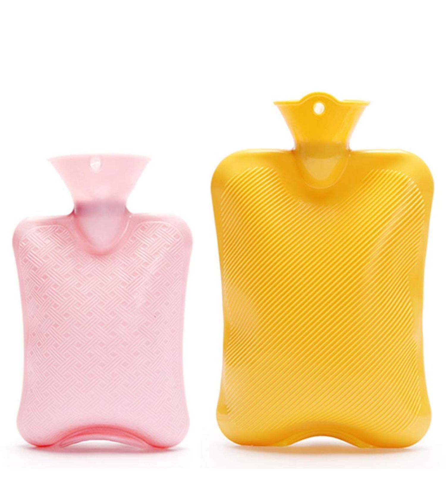 MAIES Classic Heat Bottles 2-Pack | Rubber Hot Water Bottles - 2L & 1L - Perfect for Winter Warmth & Christmas Gifts - Buy Online on GoSupps.com