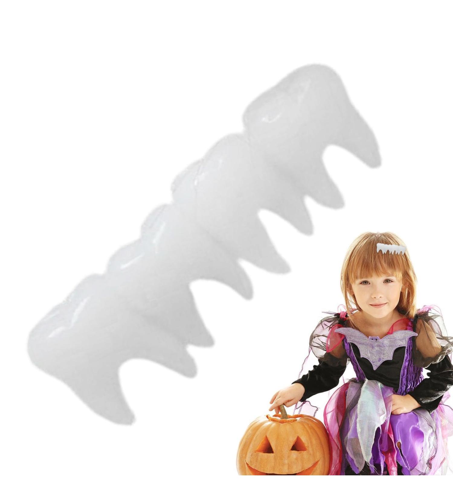 Tooth Barrette Scary Hair Clips - Chic Hair Clips Stylish Hair Clip Tooth Hair Hairpin Halloween Hair Barrette Hair Accessories Ordinary paragraph - Buy Online on GoSupps.com