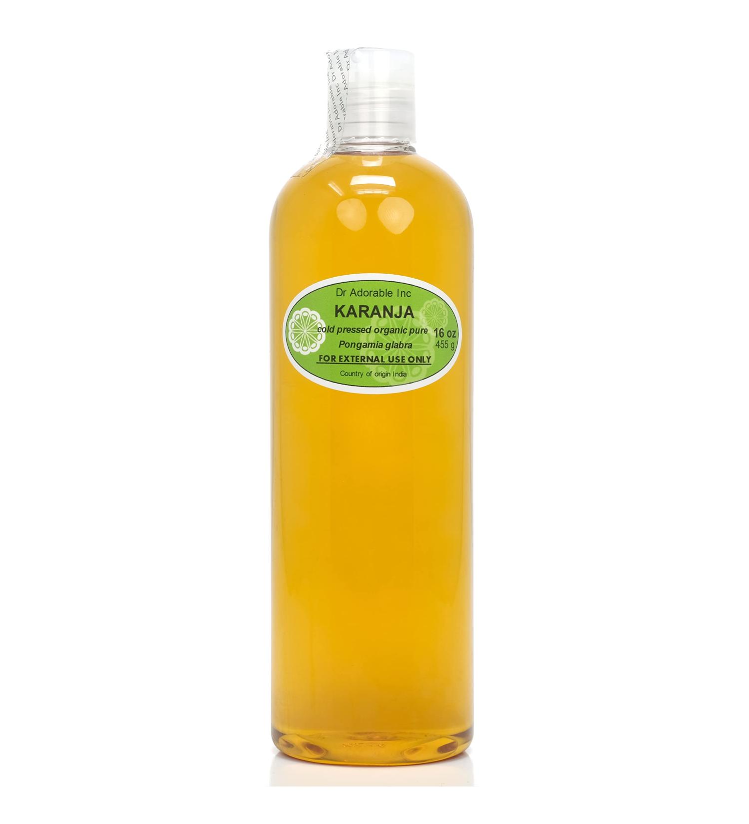 16 Oz Premium Organic Karanja Oil - 100% Pure, Unrefined & Undiluted - Buy Online on GoSupps.com
