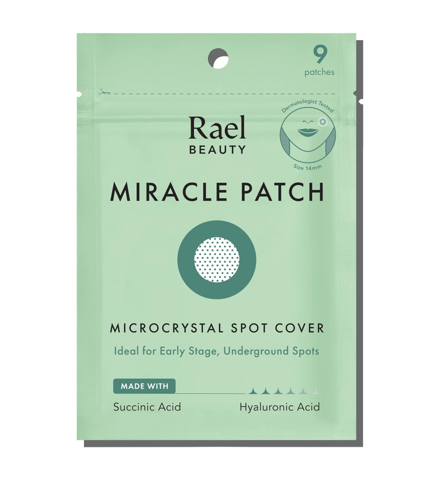 Rael Pimple Patches - Hydrocolloid Acne Spot Cover with Tea Tree Oil (9 Count) - Buy Online on GoSupps.com