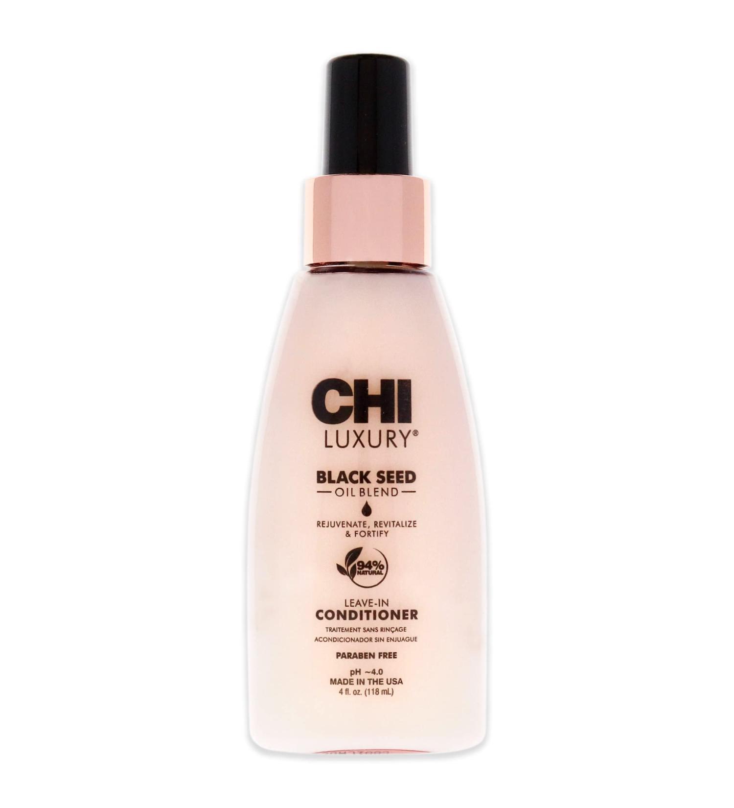 CHI Luxury Black Seed Oil Leave-In Conditioner 4 Fl Oz - Nourishing Hair Treatment - Buy Online on GoSupps.com