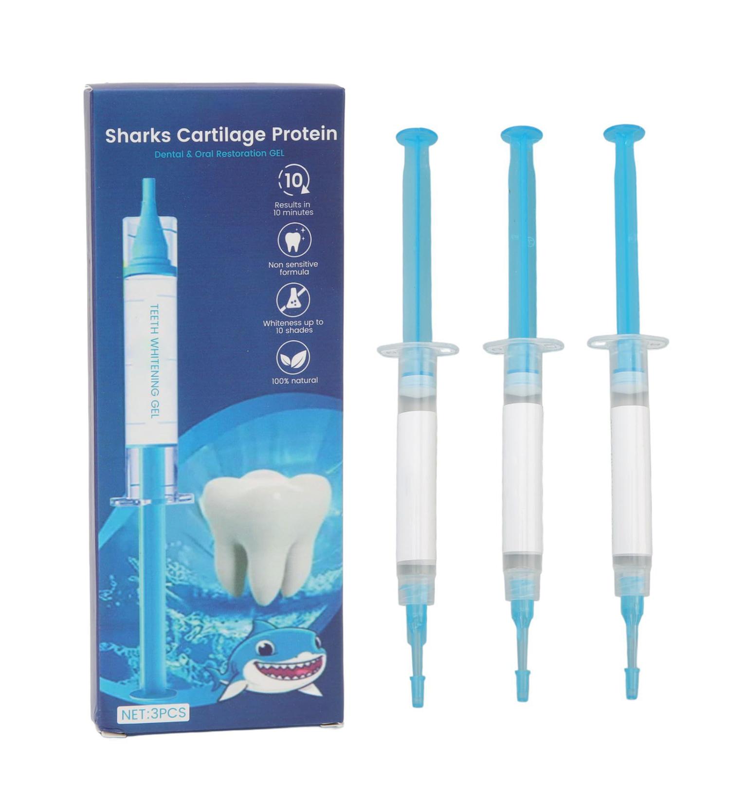 Premium Teeth Whitening Gel - 3 Pack Stain Removal & Breath Freshening - Protect & Brighten Your Smile - Buy Online on GoSupps.com