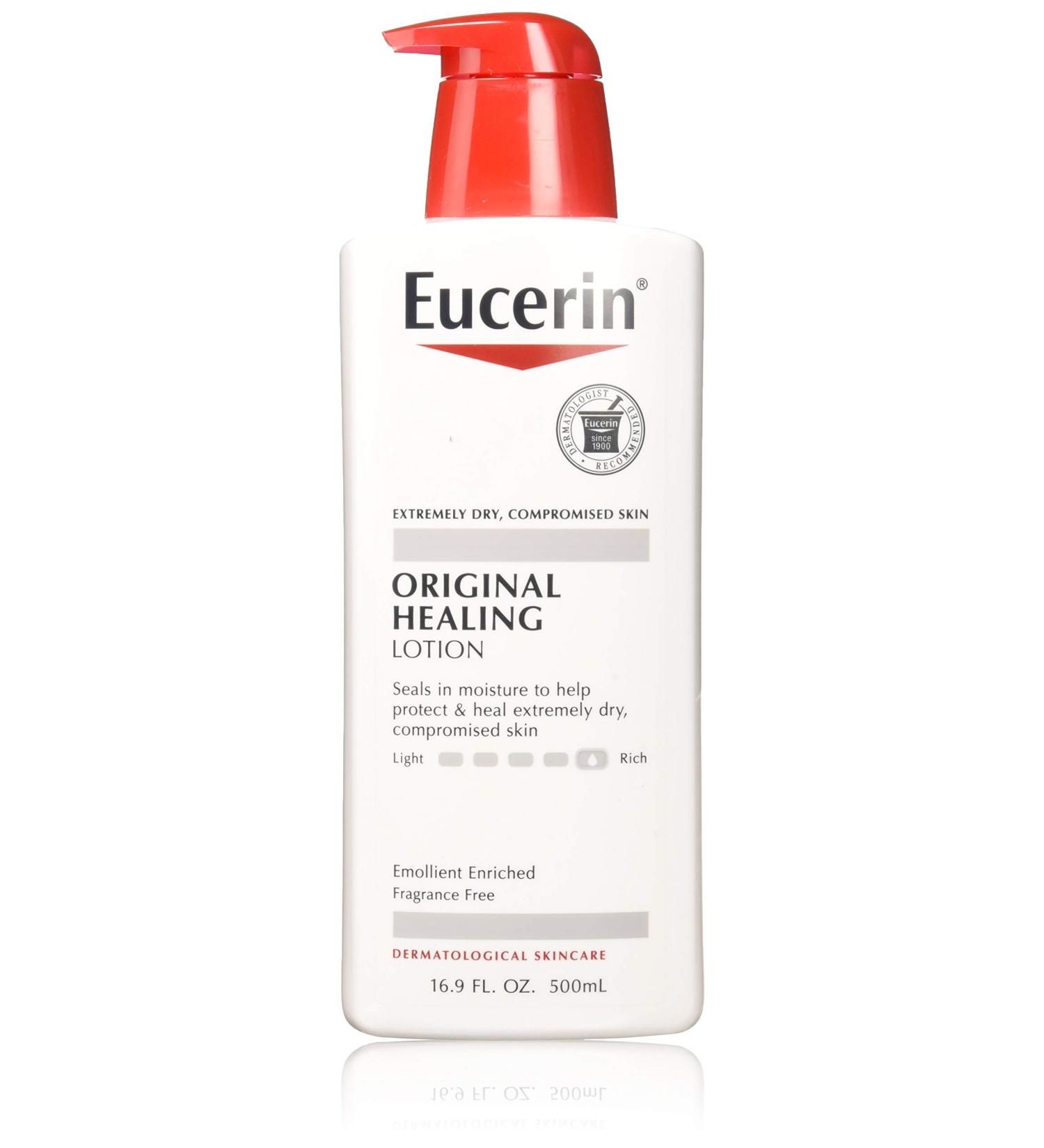 Eucerin Original Healing Lotion 16.90 Oz | Deep Moisturizing Relief for Dry Skin | International Shipping Available - Buy Online on GoSupps.com