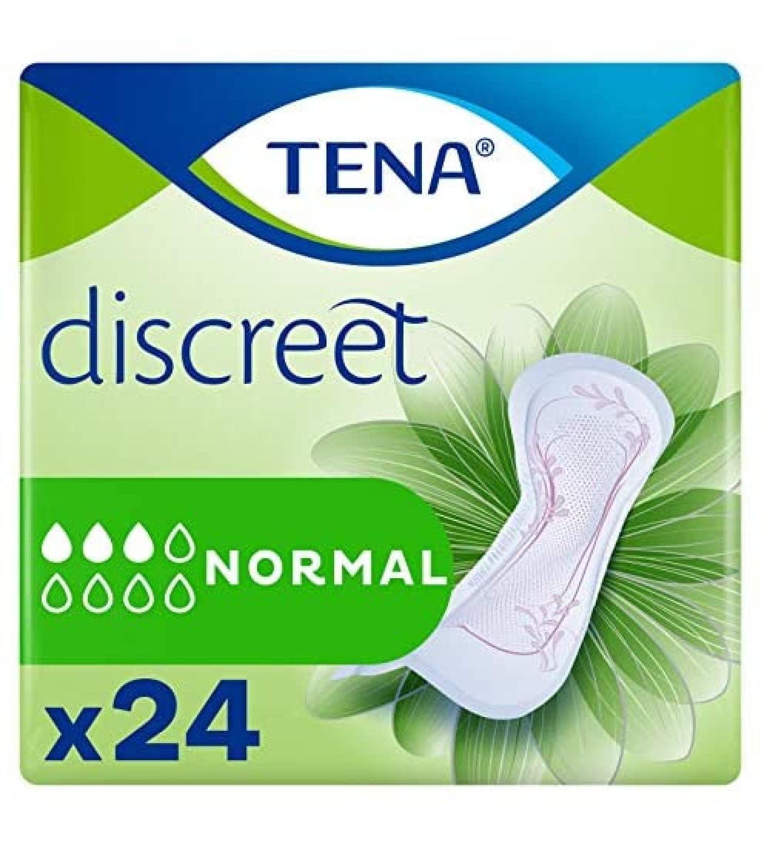 Tena Lady Discreet Normal - 24 Pieces | Comfortable & Reliable Women's Incontinence Protection | Shop Internationally - Buy Online on GoSupps.com