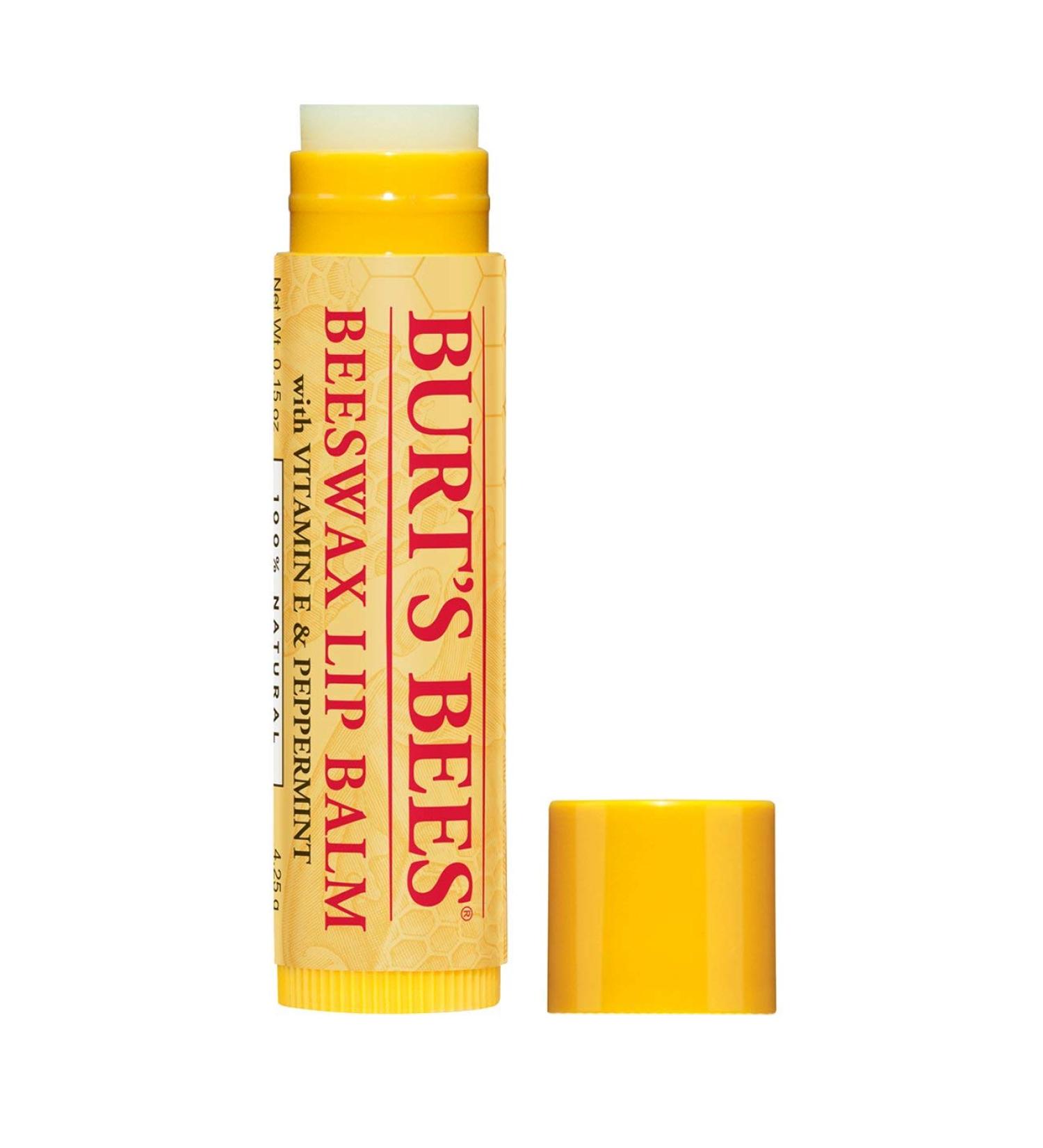 Buy Burt's Bees Beeswax Lip Balm 4.25g - Natural Honey Flavor - Moisturizing Lip Care - Global Shipping - Buy Online on GoSupps.com