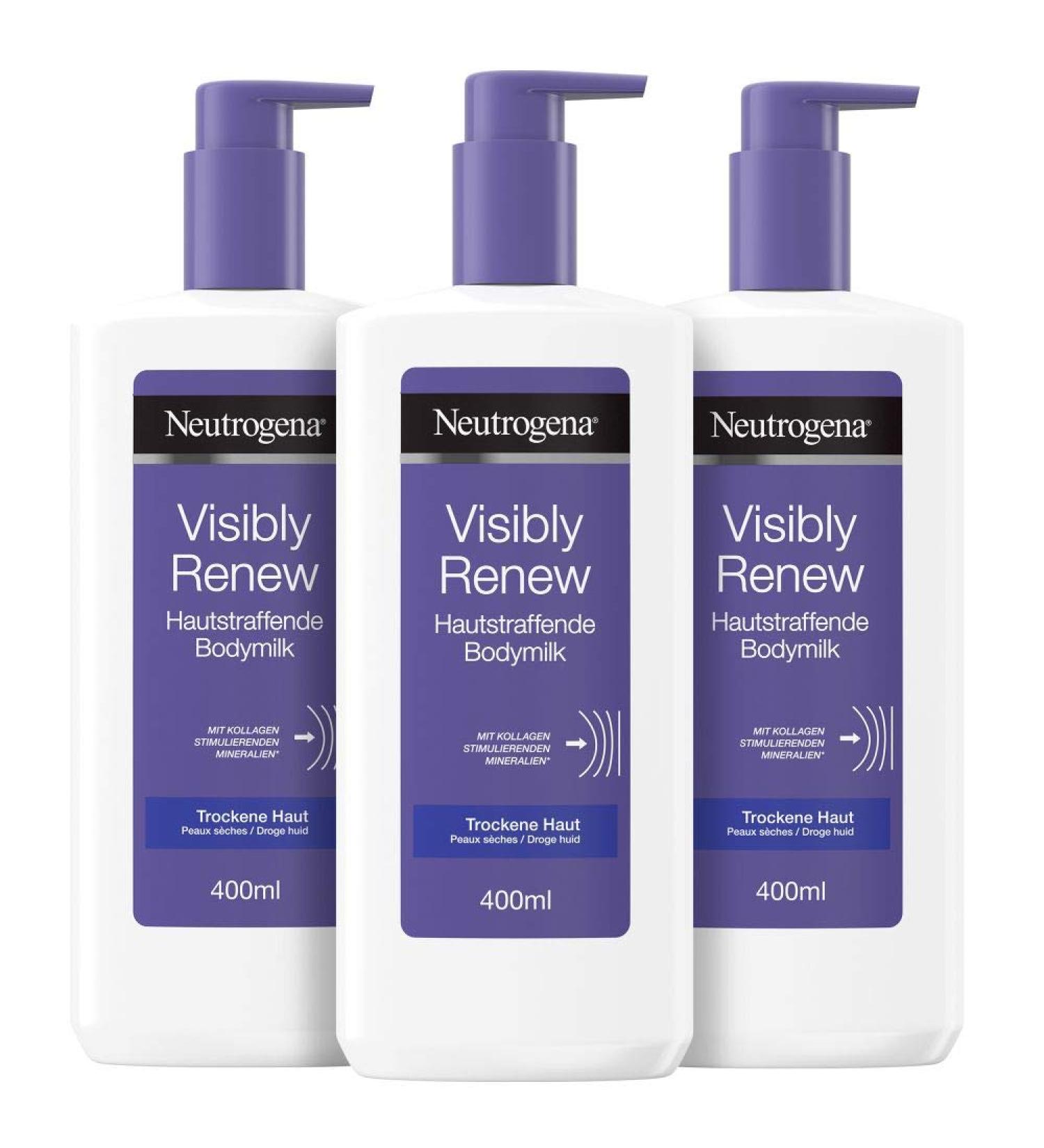 Neutrogena Norwegian Formula Body Lotion | Skin Firming Body Milk for Dry Skin | 3 x 400ml - International Shipping Available - Buy Online on GoSupps.com