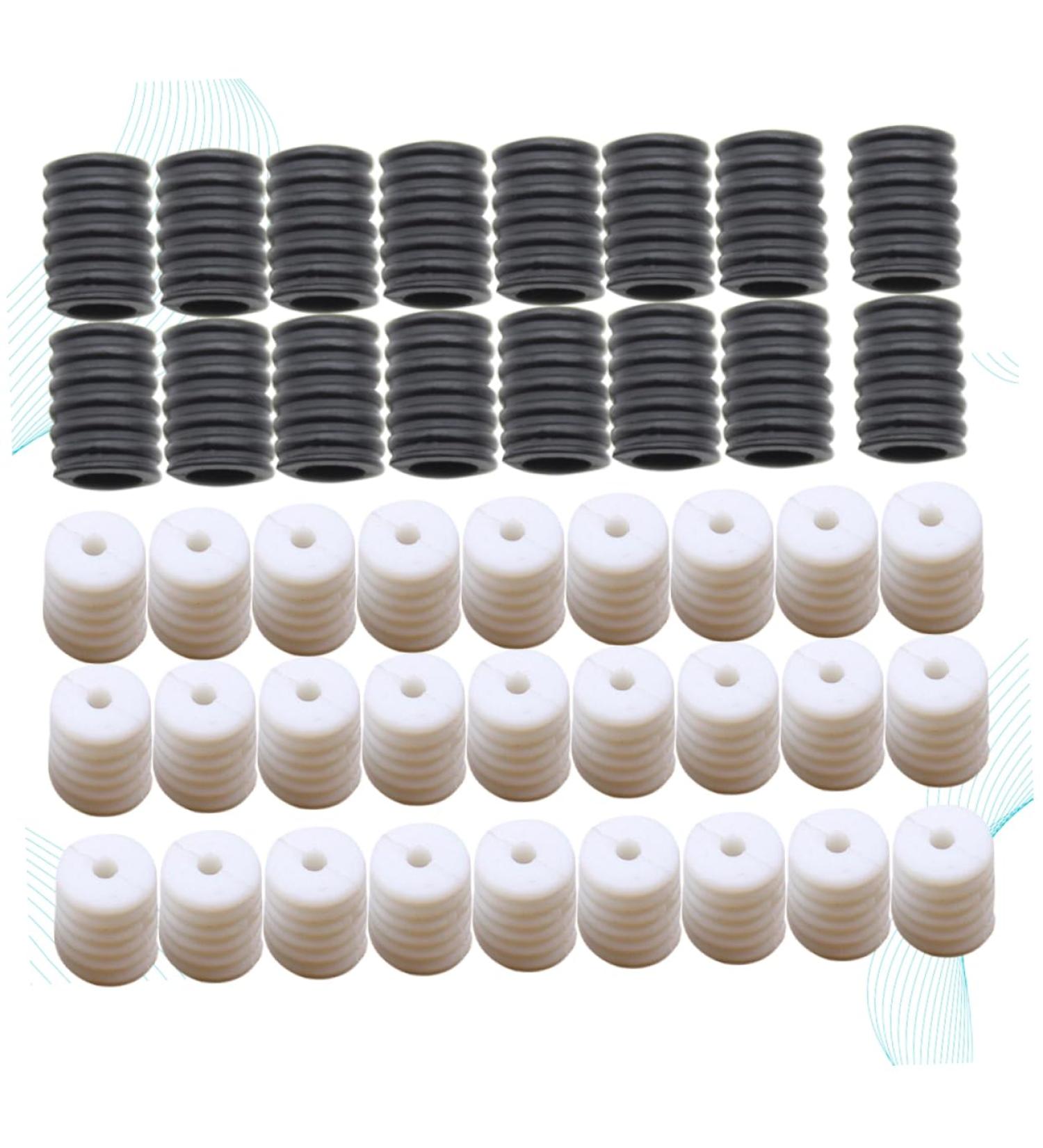 Magiclulu 200 Anti-Slip Mask Clip Hooks | Adjustable Cord Stoppers for Tapes Zippers & Clothes Racks - 1x0.6cm - Buy Online on GoSupps.com