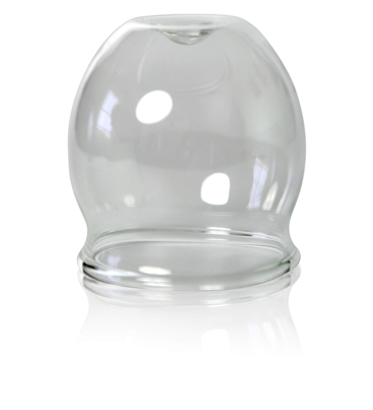 Lauschaer Glas Medical Fire Cupping Glass 55mm - Suction Bell & Cupping Head for Effective Therapy - Buy Online on GoSupps.com