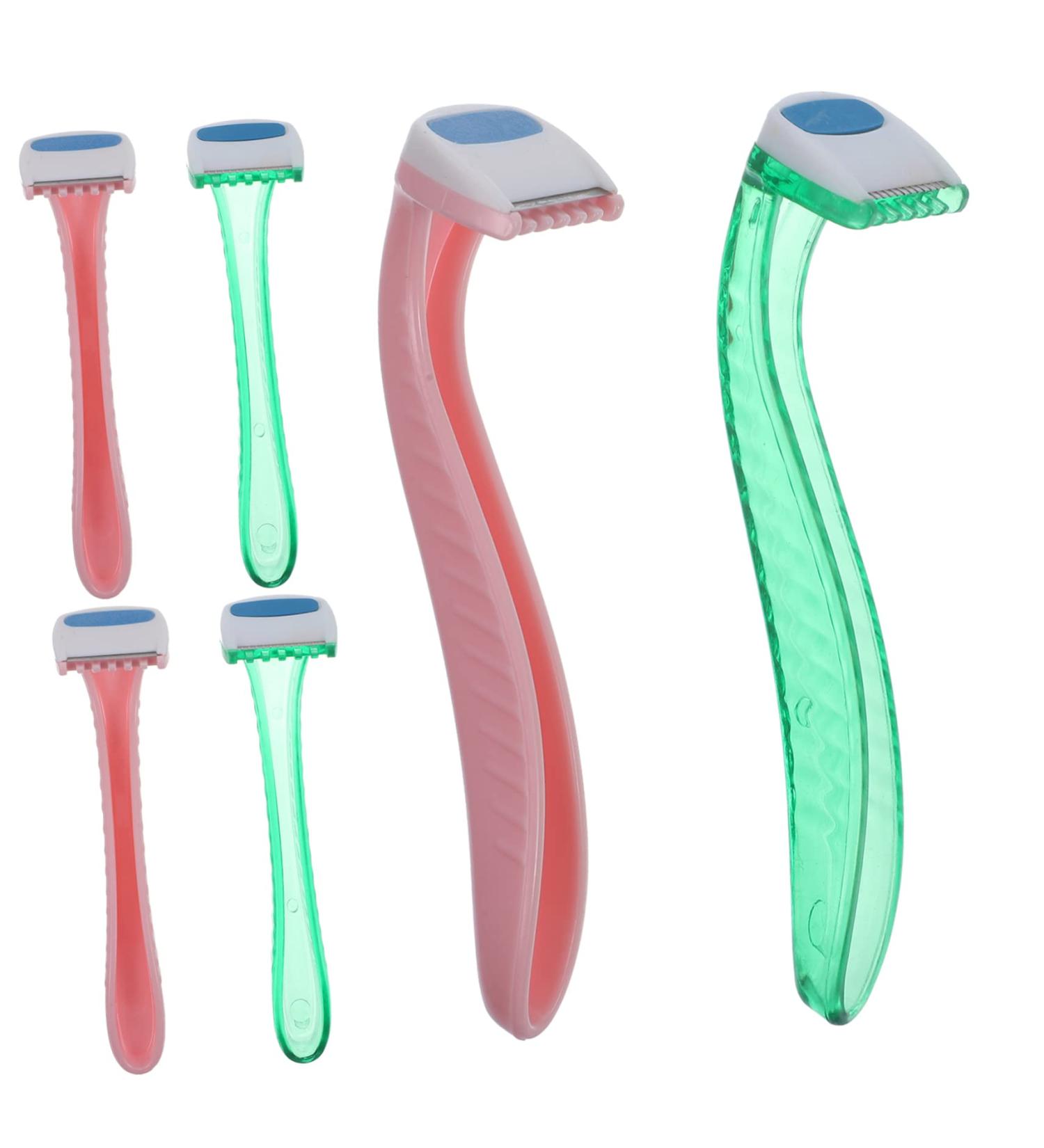 Fomiyes Women's Razor Set - 6 Pcs Armpit & Leg Hair Epilator - Painless Handwash Razor for Smooth Skin - Buy Online on GoSupps.com