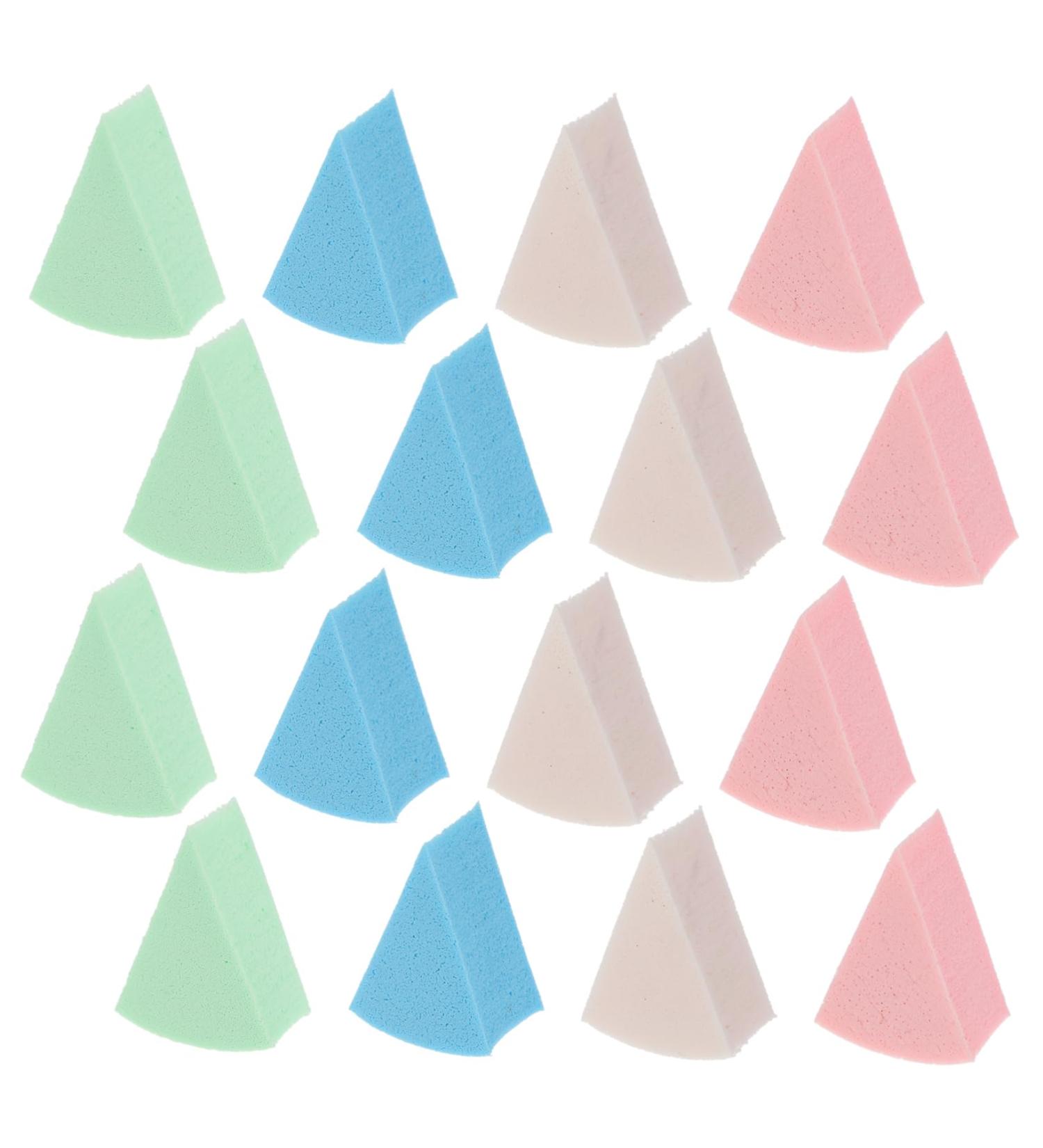 Mikinona 2 Sets Triangular Sponge Puff Makeup Blender Sponge Foundation Makeup Pads Makeup Supplies Mixture Blender Makeup Latex Sponge Face Triangle Puff Beauty Tools Makeup Puff Emulsion 8.00X8.00X2.00CM Assorted Color - Buy Online on GoSupps.com