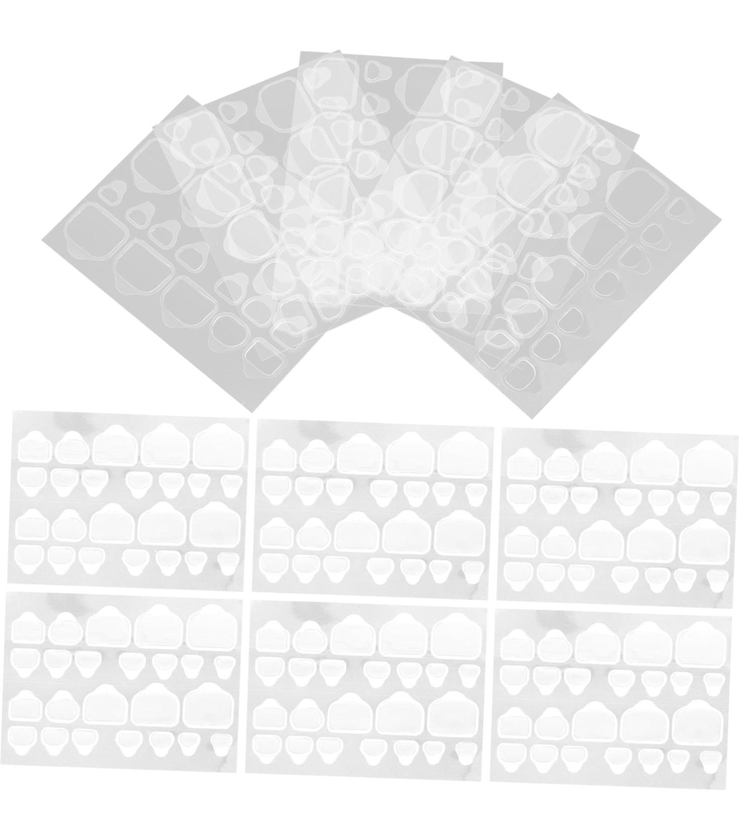 VINTORKY 20 Sheets Short Nails Sticker Nails Nail Stickers for Press on Nails Nail Glue Tabs Nail Glue Stickers for Press on Nails False Toenails for Big Toe Press on Nails Medium Nail Tabs - Buy Online on GoSupps.com