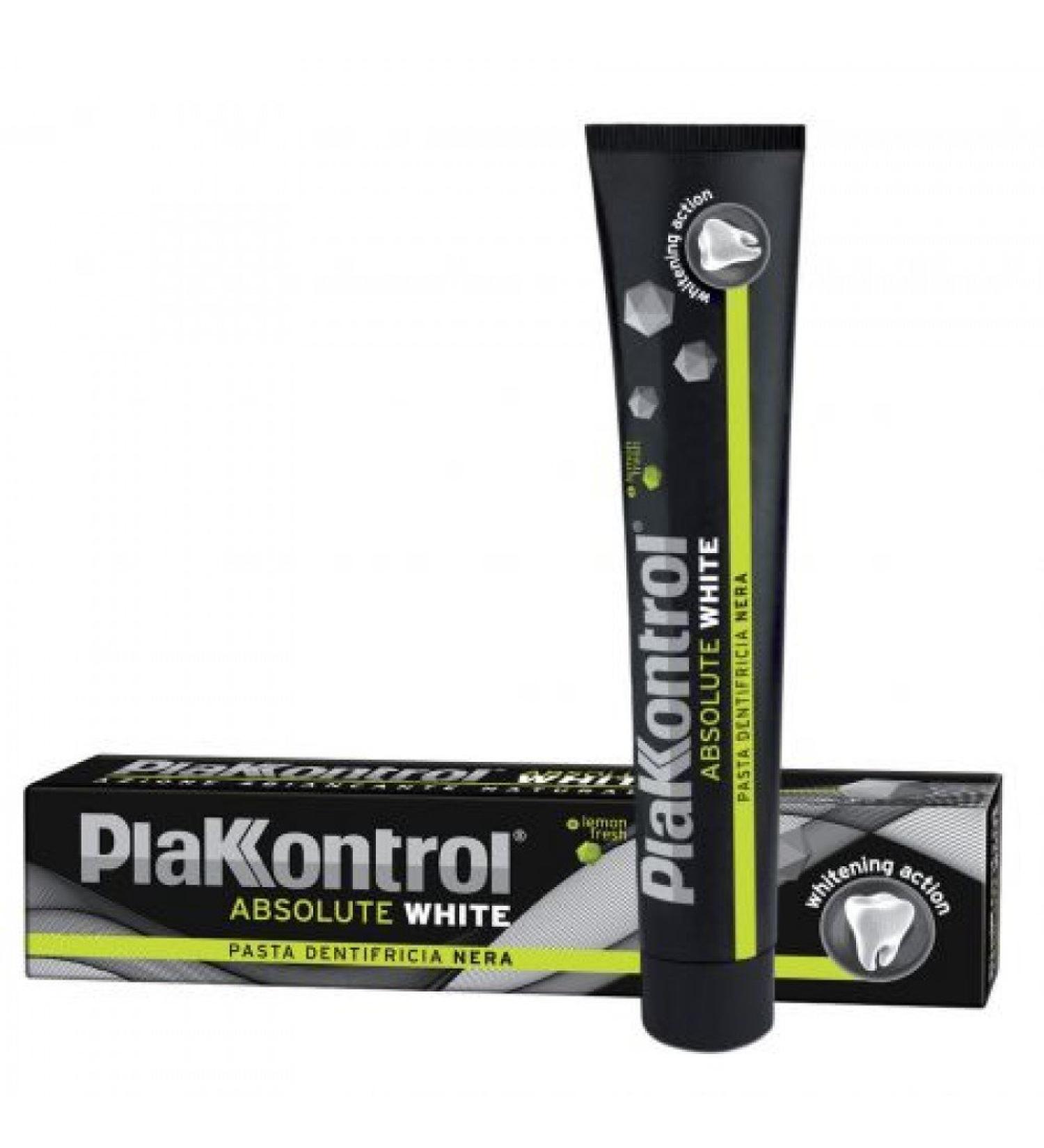 Plakkontrol Assoluto White Toothpaste Black - 75 ml