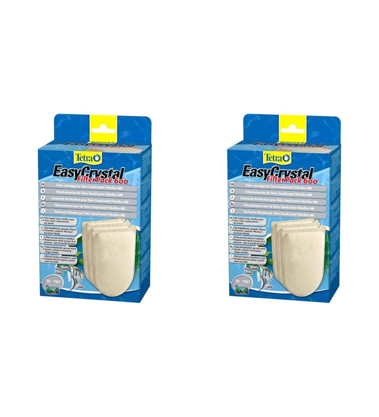 Buy Tetra EasyCrystal Filter Pads 600 - 3 Pack for Aquariums 50-150L | TIMESTRIP Included - International Shipping Available - Buy Online on GoSupps.com