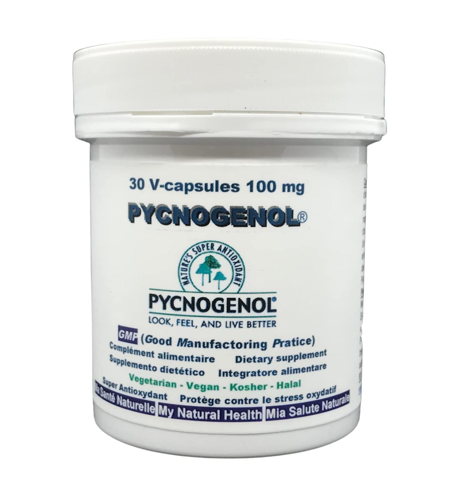 Buy Pycnogenol 30 Vegan 100mg Super Antioxidant Capsules - Allergen-Free Lab Tested by Horphag Research Switzerland | Fast International Shipping - Buy Online on GoSupps.com
