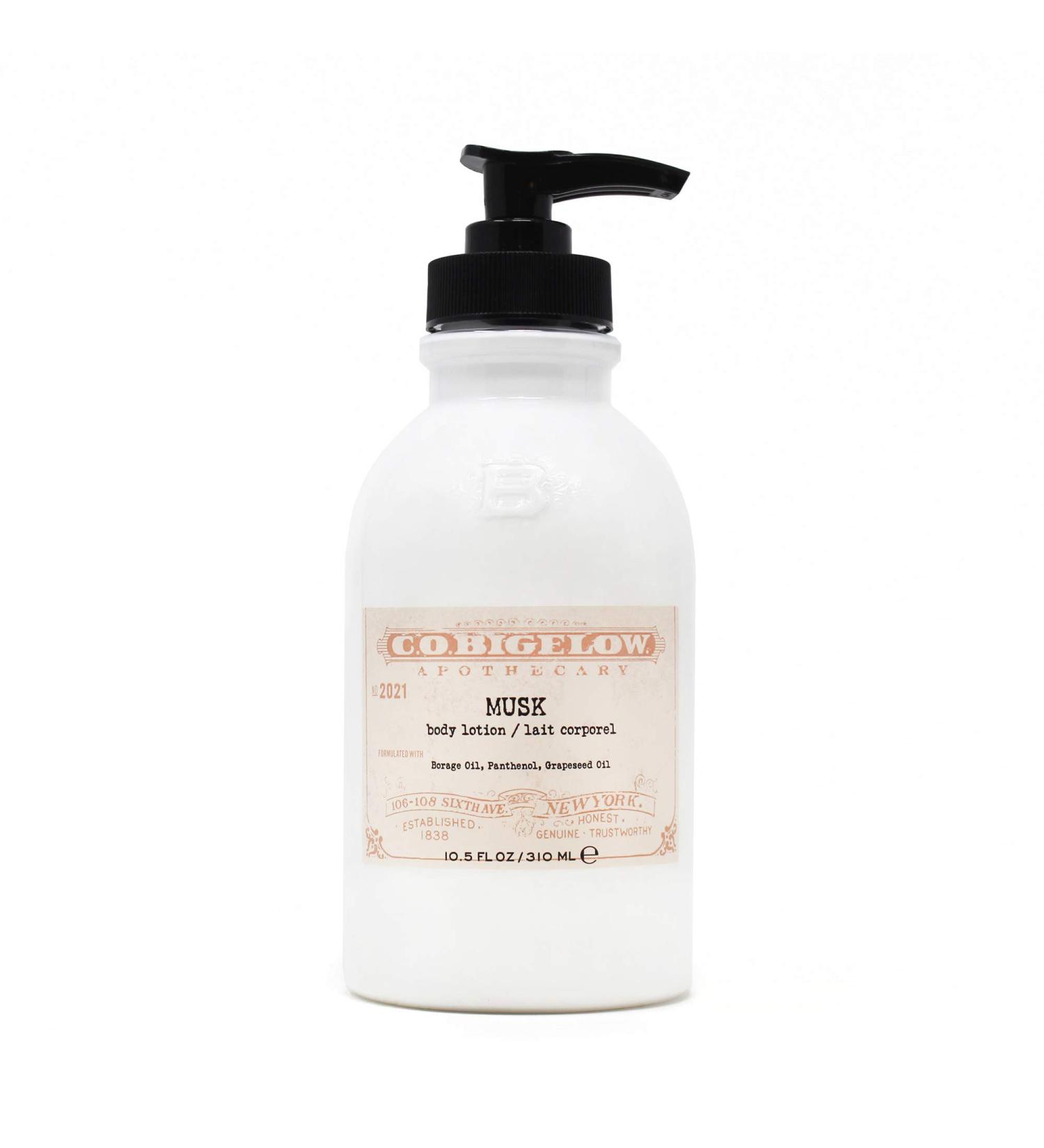 C.O. Bigelow Musk Body Lotion 10.5 fl oz - Iconic Collection - Buy Online on GoSupps.com