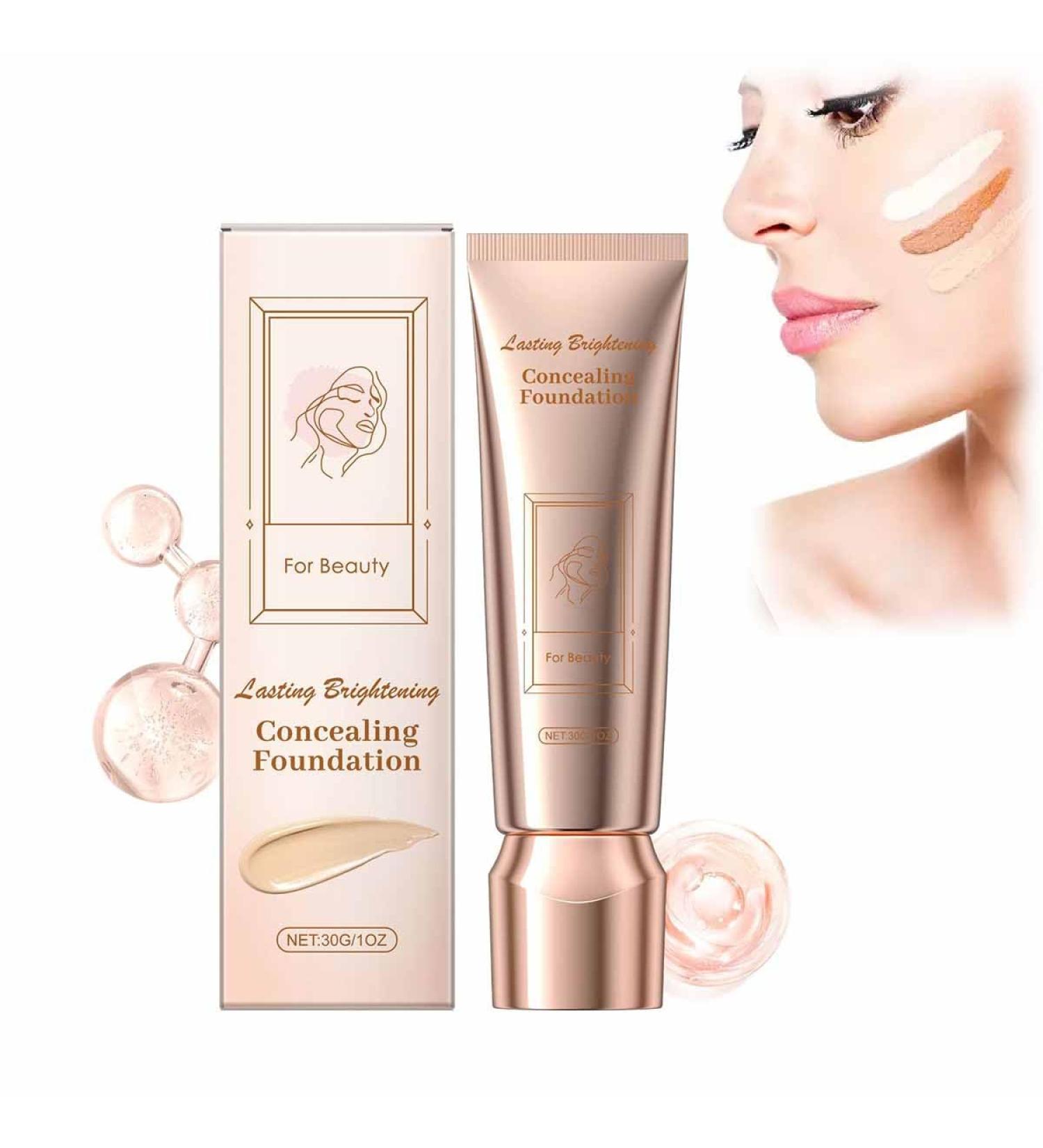 CYGunGun Liquid FoundationCoverage FoundationLiquid ConcealerMoisturizing Base ConcealerCoverPrimerMakeupNatural & Light Foundation For All Skin Types 1 Fl Oz nature 1 nature 1 - Buy Online on GoSupps.com