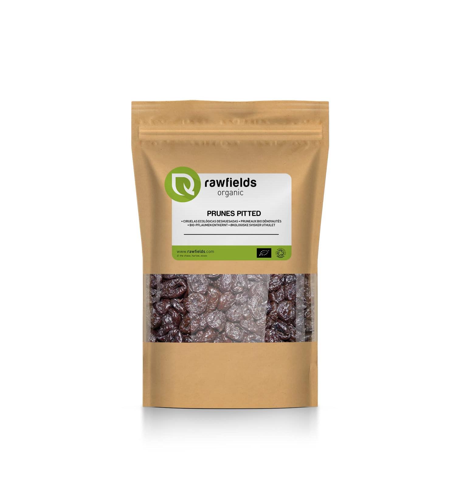 Organic Pitted Dried Prunes for The Entire Family No Added Sugar Sulfurs and Preservative Free Fiber Unsulfured Unsweetened and Non-GMO 500g