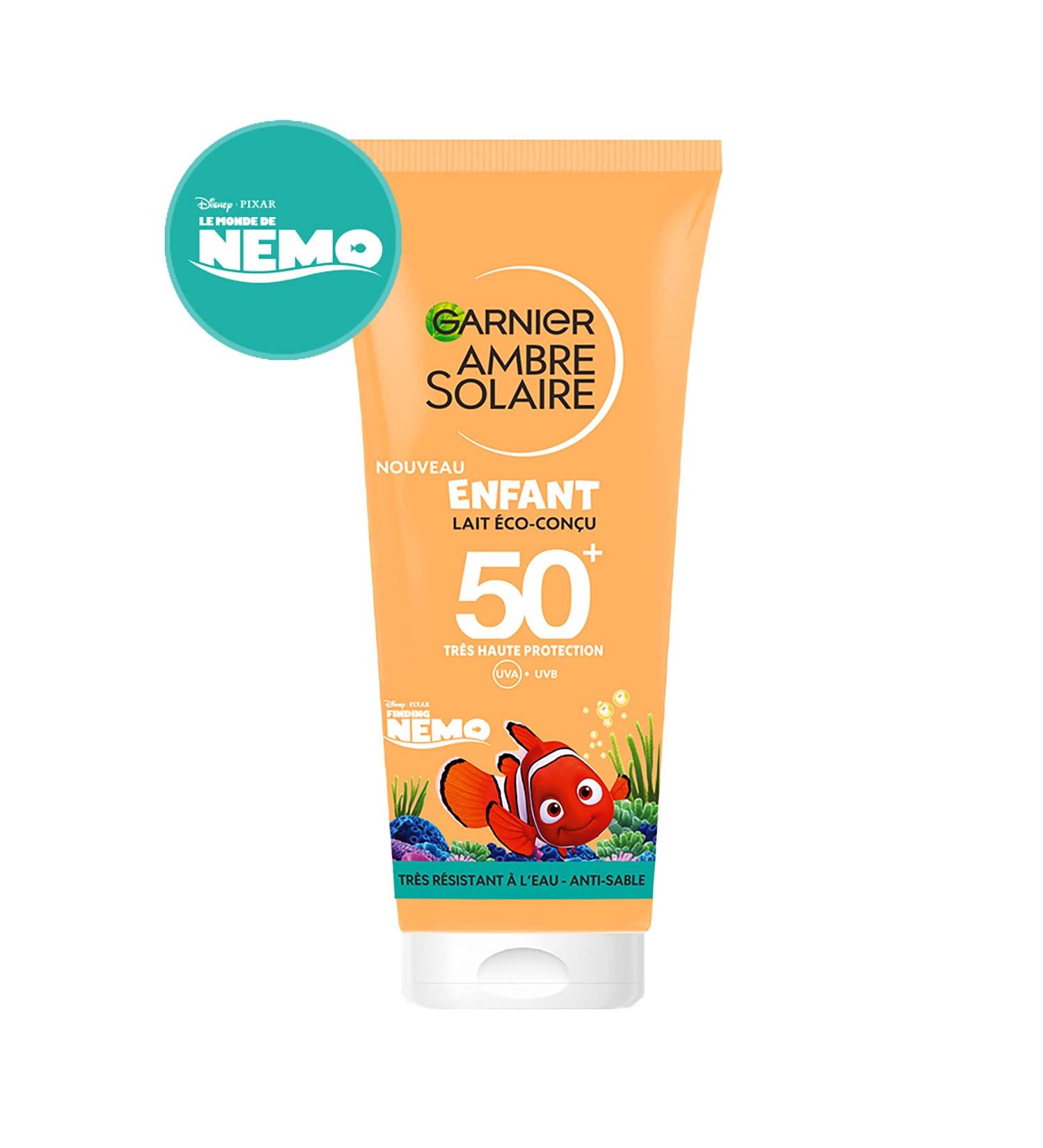  Garnier GARNIER Ambre Solaire - Protective Milk for Children SPF 50+ Protects Against UVA & UVB - Water Resistant & Sand Resistant - Natural Aloe Vera - Vegan & Cruelty Free - Face & Body - 100 ml - Buy Online on GoSupps.com