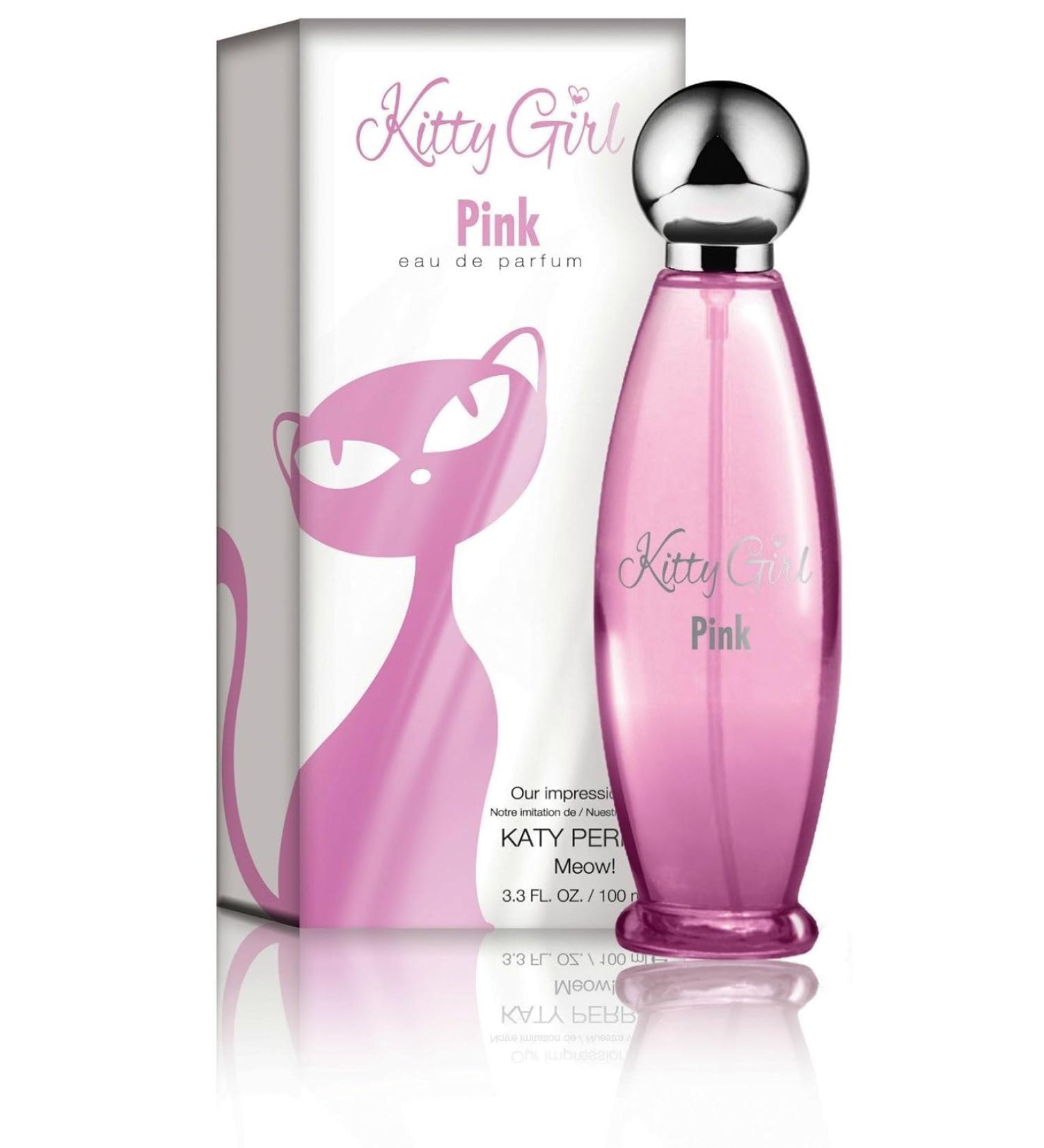 KITTY GIRL PINK Eau de Parfum for Women 3.4 Fl Oz - Notes: Honeysuckle Vanilla Pear - Buy Online on GoSupps.com