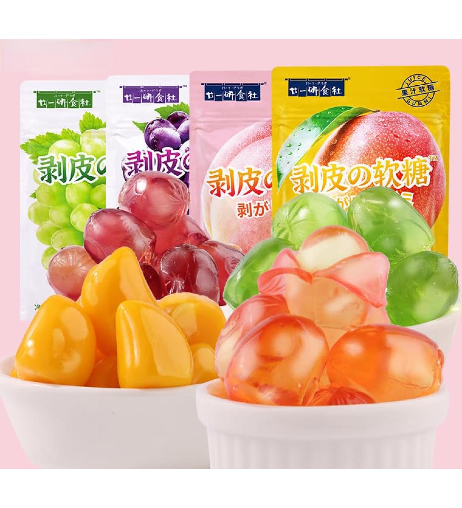 white peach Peeling Fruit Fudge72g/bag Mango gummies grape Litchi sugar soft candy Toffee 68% Juice Content gummy candy sweets Chewy gumdrop Instant Healthy Chinese Snacks (White Peach 10bag) White Peach 10bag - Buy Online on GoSupps.com