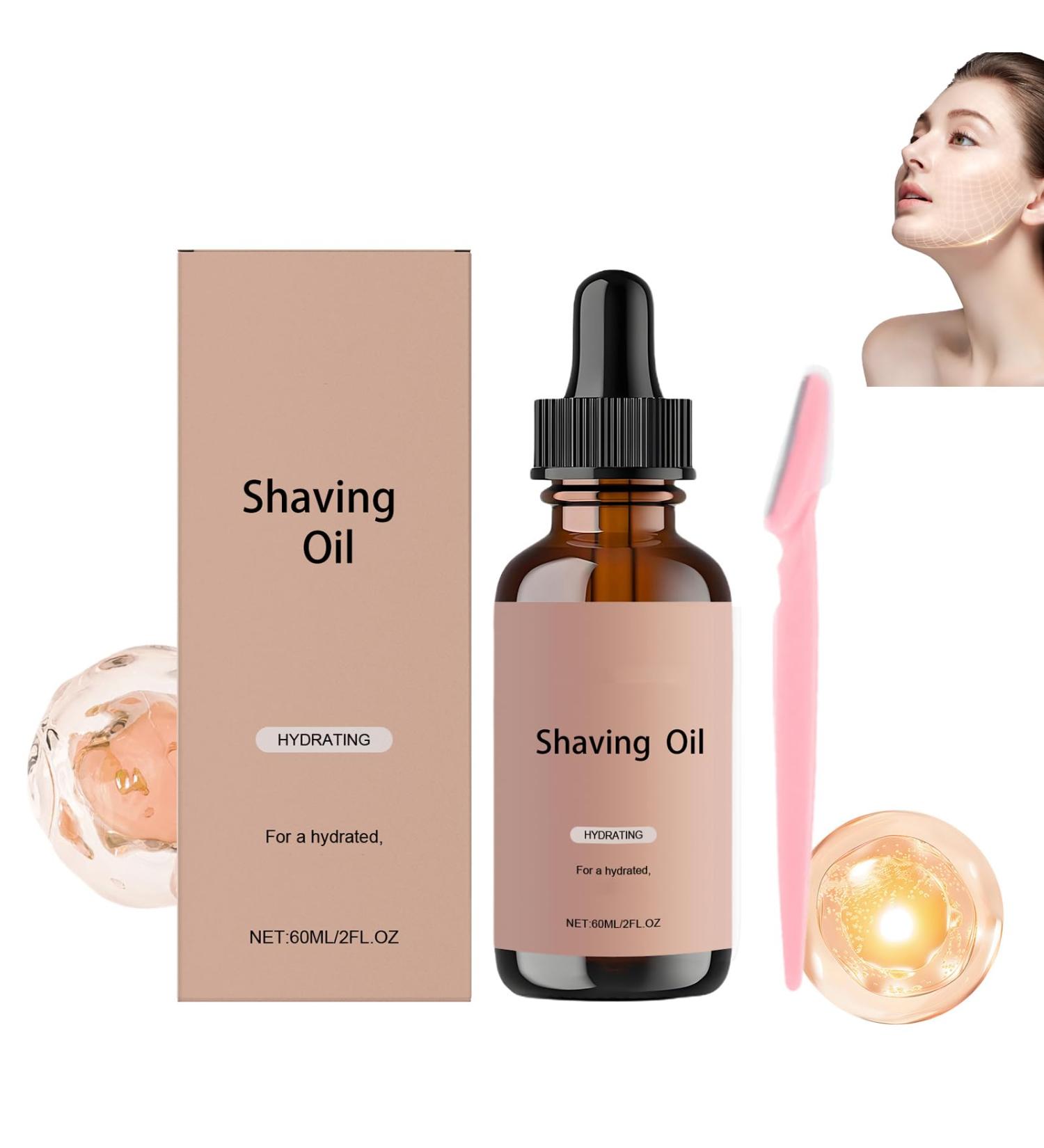  homomdy Dermaplaning Facial Moisturizing Shaving Essential Oil - Soothing Hair Removal Essential Oil with Vitamin E - Reduces Hair Growth and Dryness - Intensely Moisturizes - Buy Online on GoSupps.com