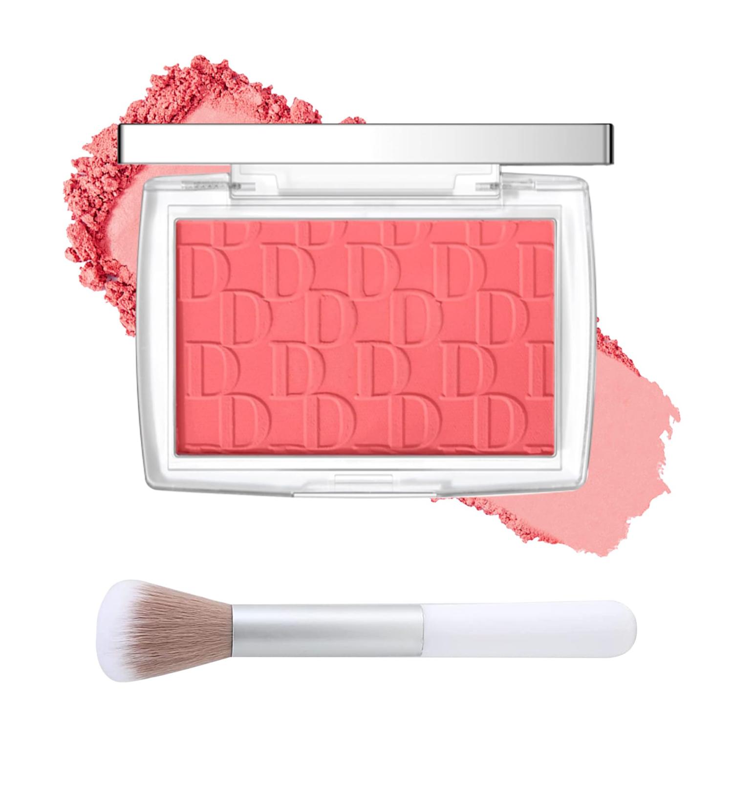 Matte Powder Blush Rosy Glow Face Blush Contour Highlight Makeup Palette High Impact Buildable Color Lightweight & Smooth Finish & Long Lasting Professional Pressed Power Blush for Cheek Cherry 015#cherry - Buy Online on GoSupps.com