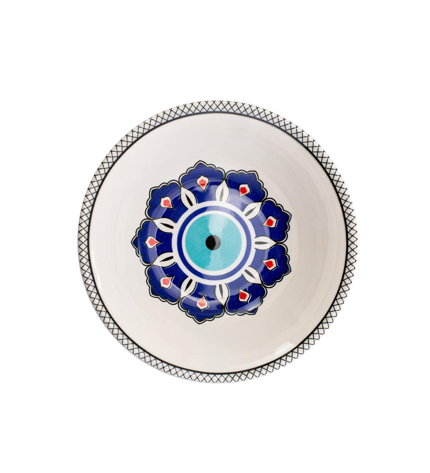 Karaca Soup Bowl Tales of Scheherazade Porcelain Bowl 6.2" (15.8 cm) Serving Bowl for Cereal Rice Oatmeal Mixing Bowl for Kitchen Candy Bowl - Buy Online on GoSupps.com