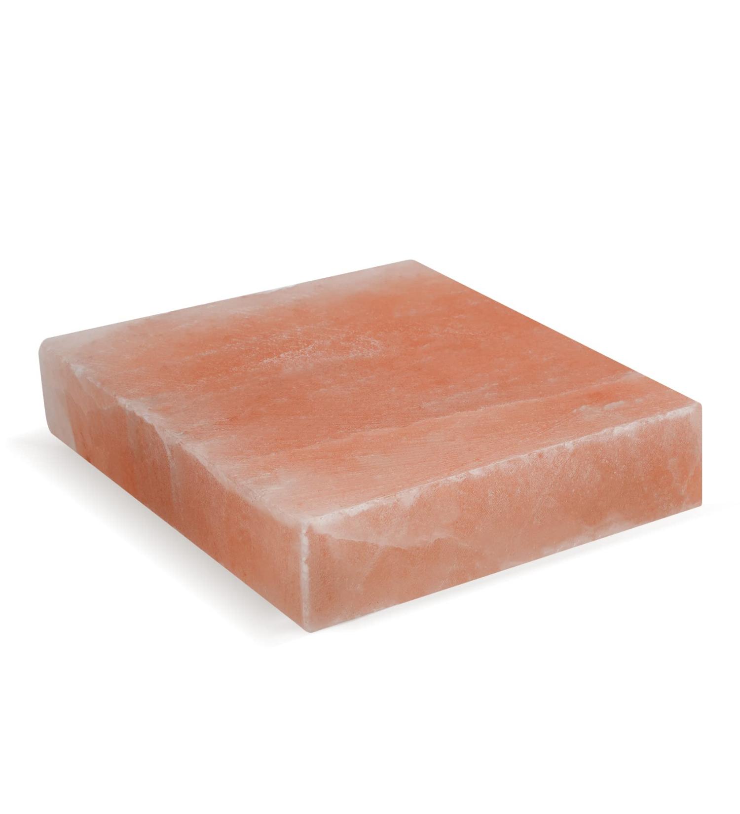 DOBADN Himalayan Salt Plate Block 8"x8"x1.5" Cooking Plate for Cooking Grilling Cutting and Serving - Buy Online on GoSupps.com