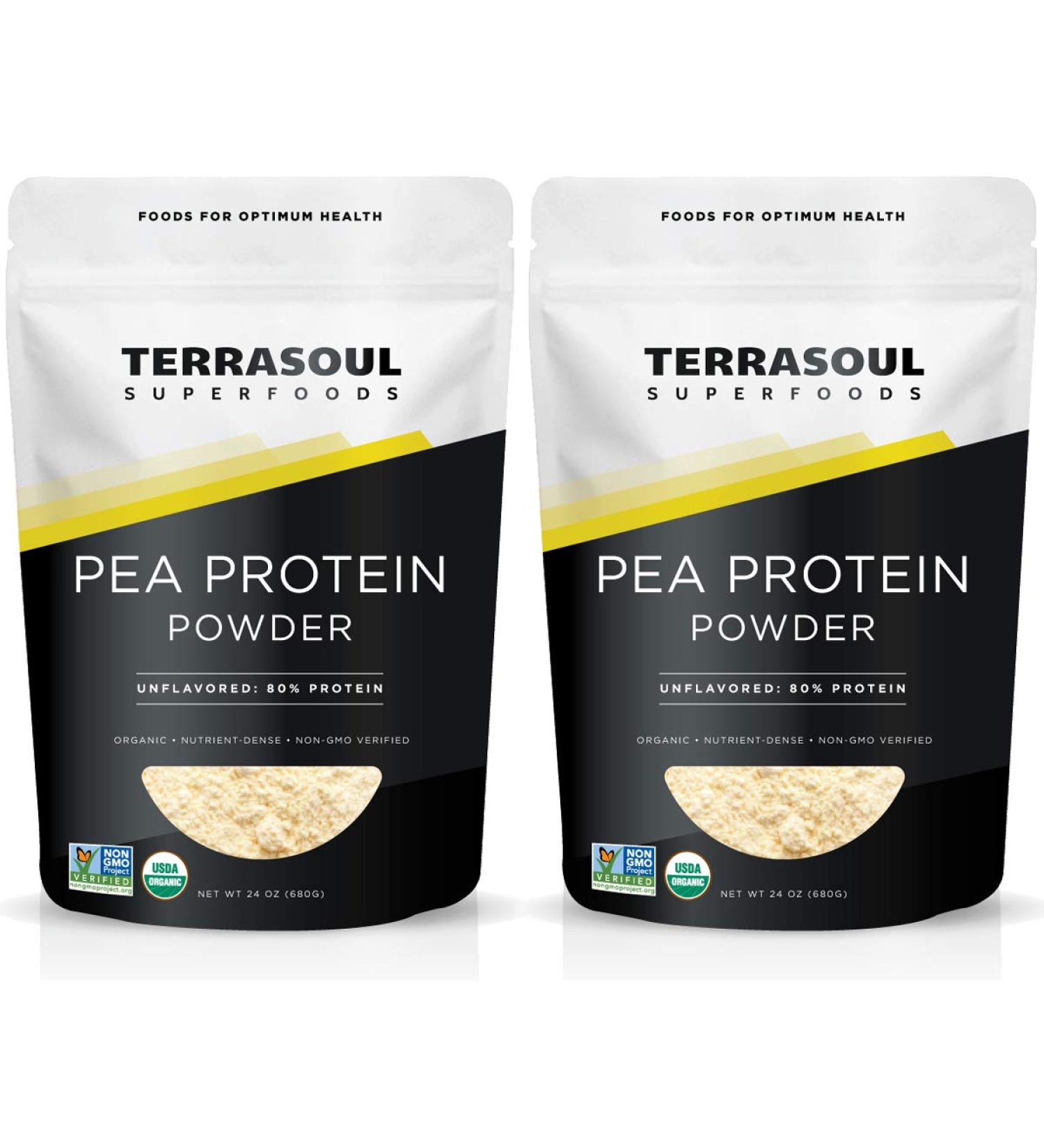 Terrasoul Superfoods Organic Pea Protein 3 Pounds - Buy Online on GoSupps.com