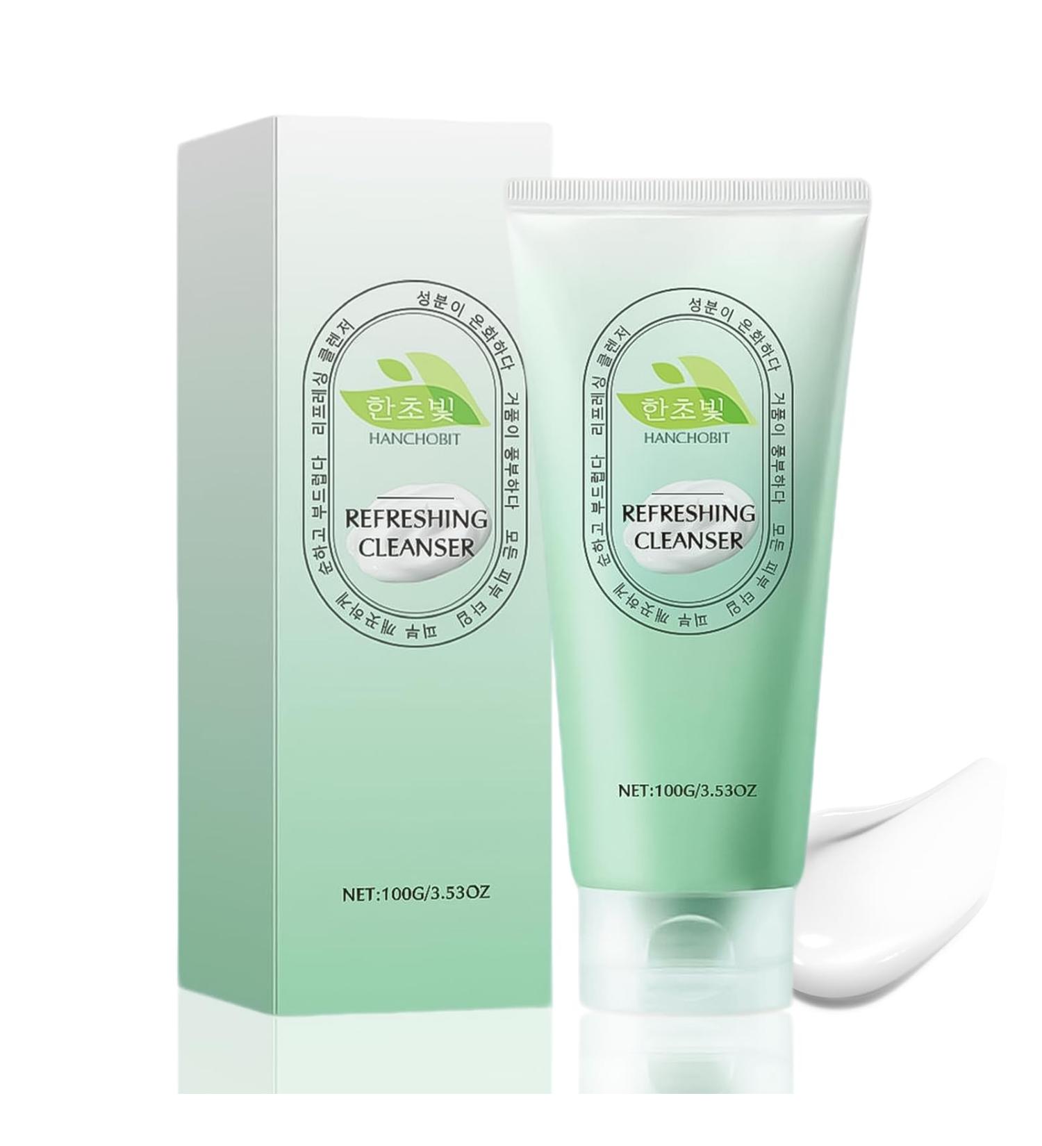 Ourdort Korean cleanser pore cleanser acne foaming wash refreshing cleanser facial cleanser Korean skin care reduces pores deep cleansing suitable for all skin types B01 - Buy Online on GoSupps.com