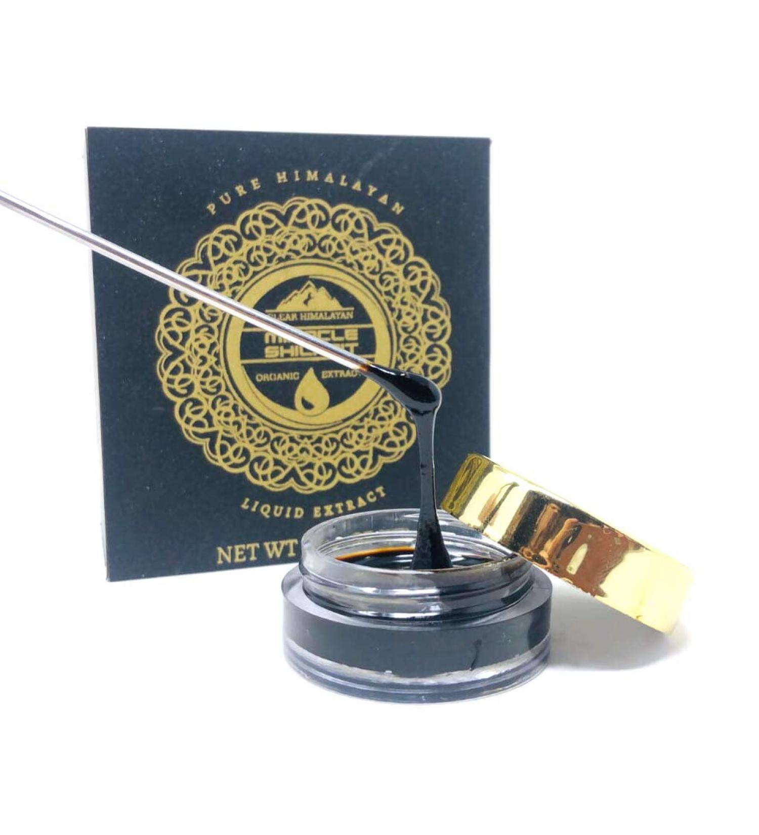 Authentic Himalayan Shilajit Resin - 100% Natural Liquid Paste | 150 Servings | Source of Fulvic Acid & Trace Minerals - Buy Online on GoSupps.com