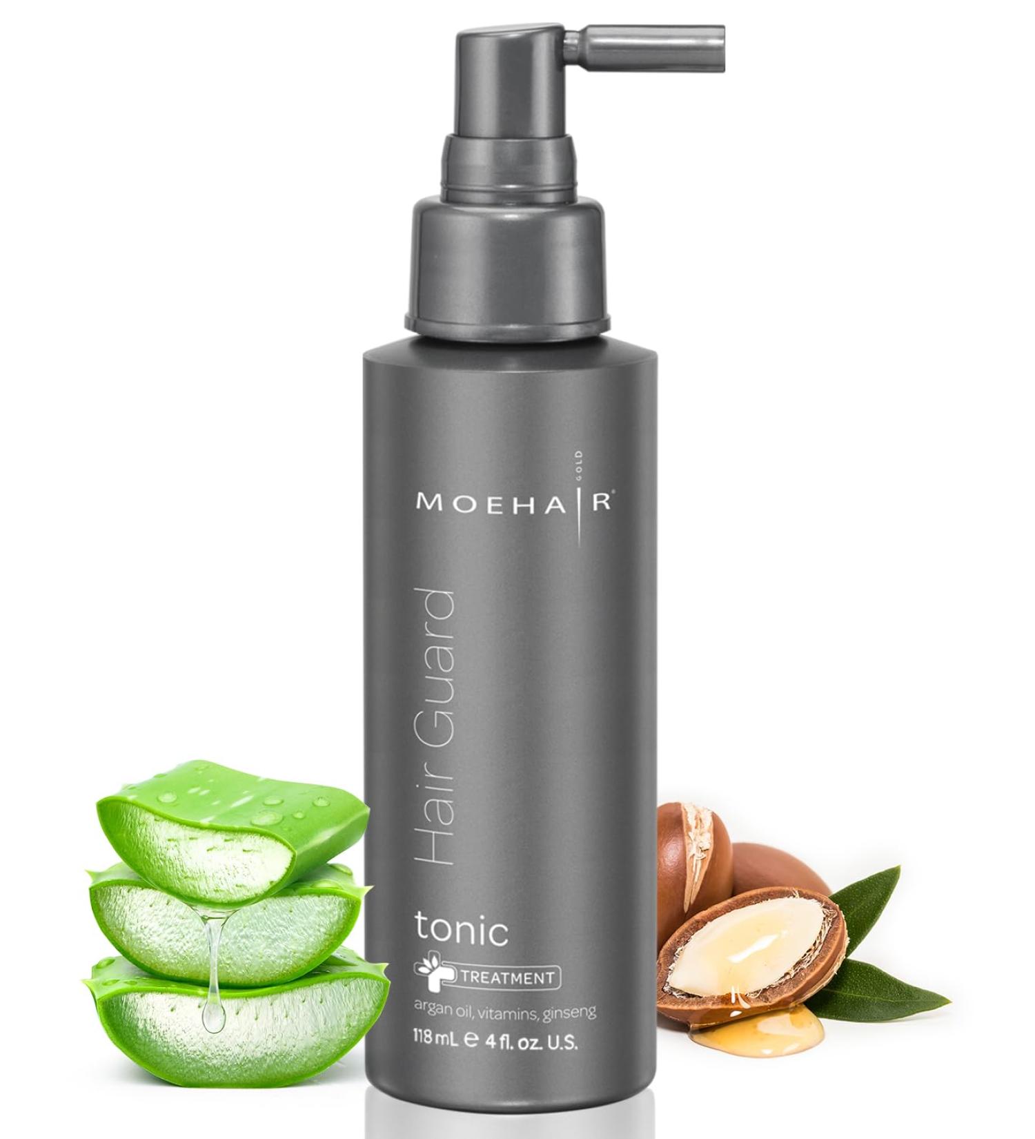 MOEHAIR Hair Guard Tonic | Boost Scalp & Hair Health | Volumizing Argan Oil & Ginseng Formula | Paraben & Sulfate Free | 4 Fl. Oz - Buy Online on GoSupps.com