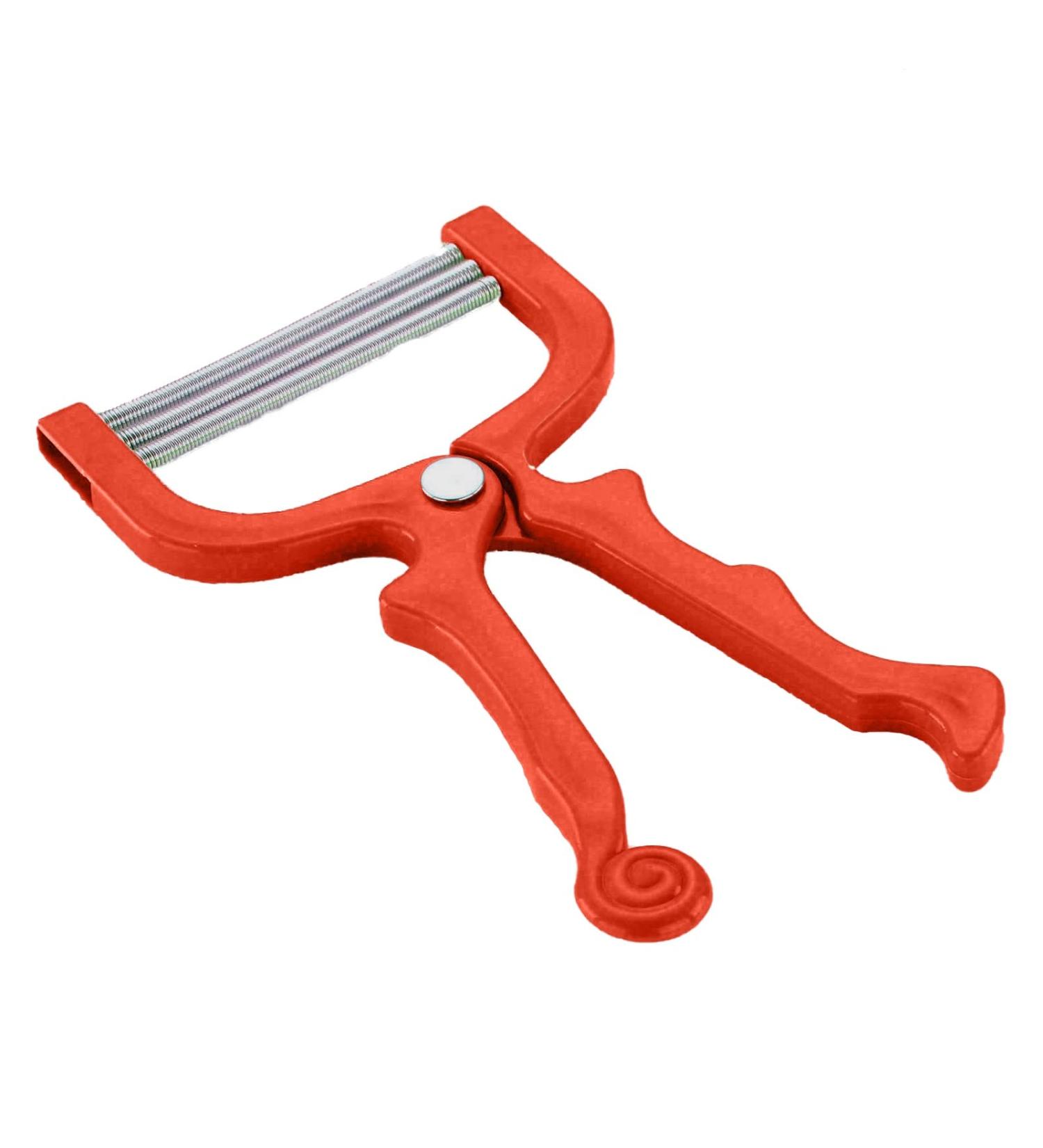 Handheld Facial Hair Removal Roller - Spring Plastic Epilator Tool for Face Care - 3 Spring Threading Stick Applicator Spatula - Safe and Effective Hair Removal (Red) - Buy Online on GoSupps.com