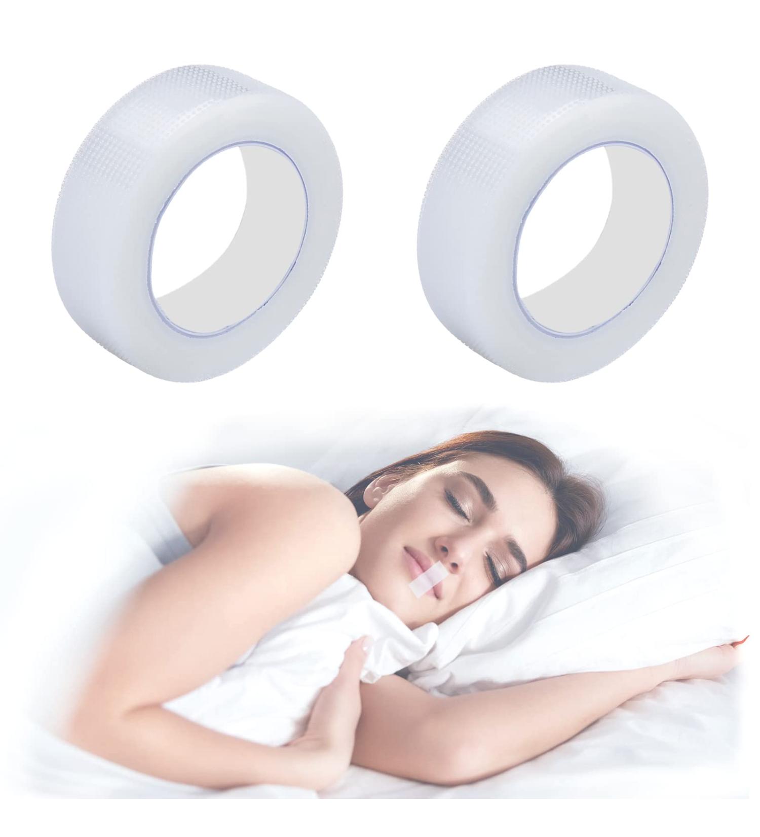 Sleeping Mouth Tape for Better Breathing | Anti-Snoring Mouth Strips | 1/2x20yd - Buy Online on GoSupps.com