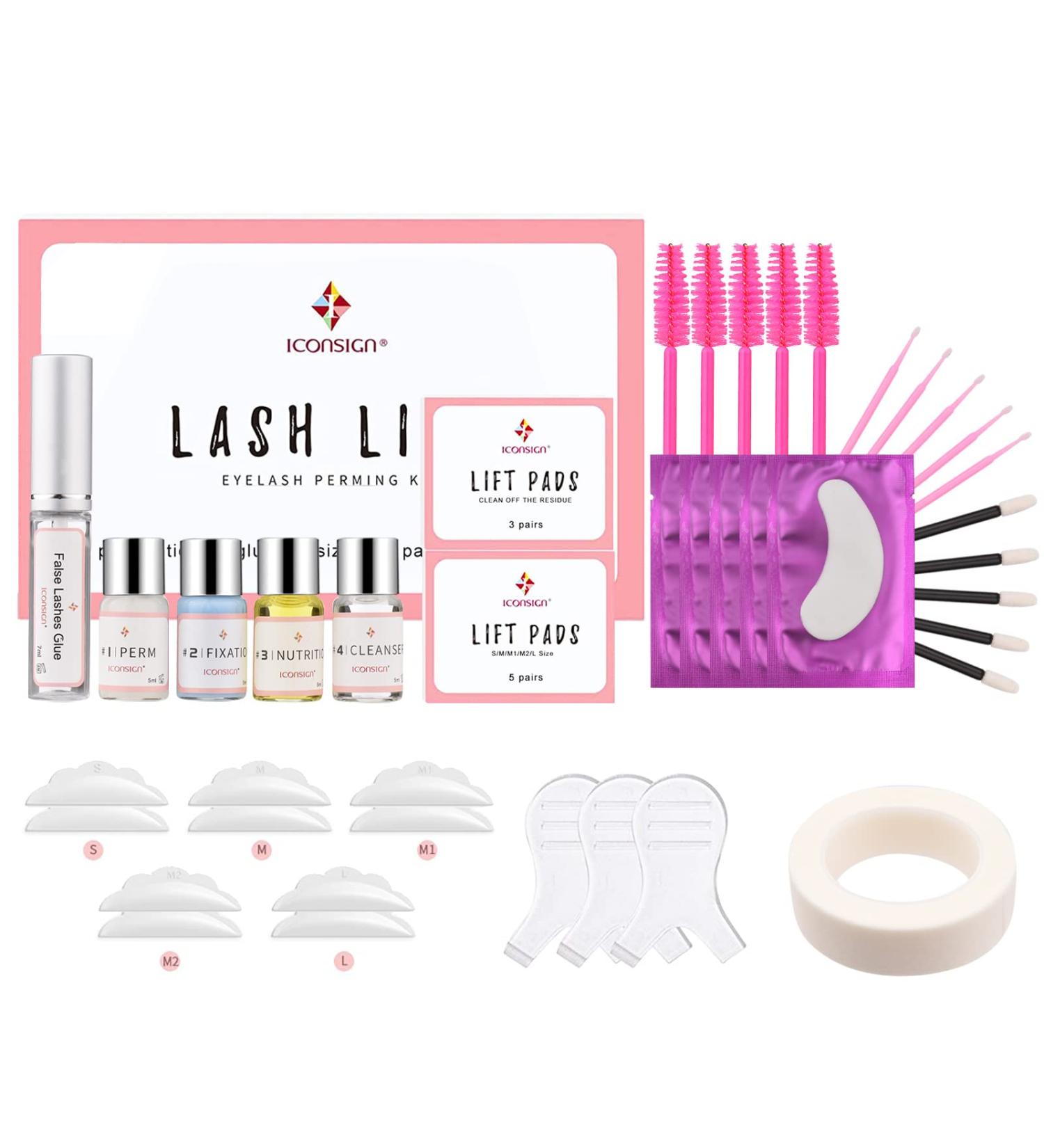 Bestachy Eyelash Lifting Kit - Semi-Permanent Curling & Lift Tools for DIY Home Use | Complete Set with Cleaning Tools & Lift Pads - Buy Online on GoSupps.com