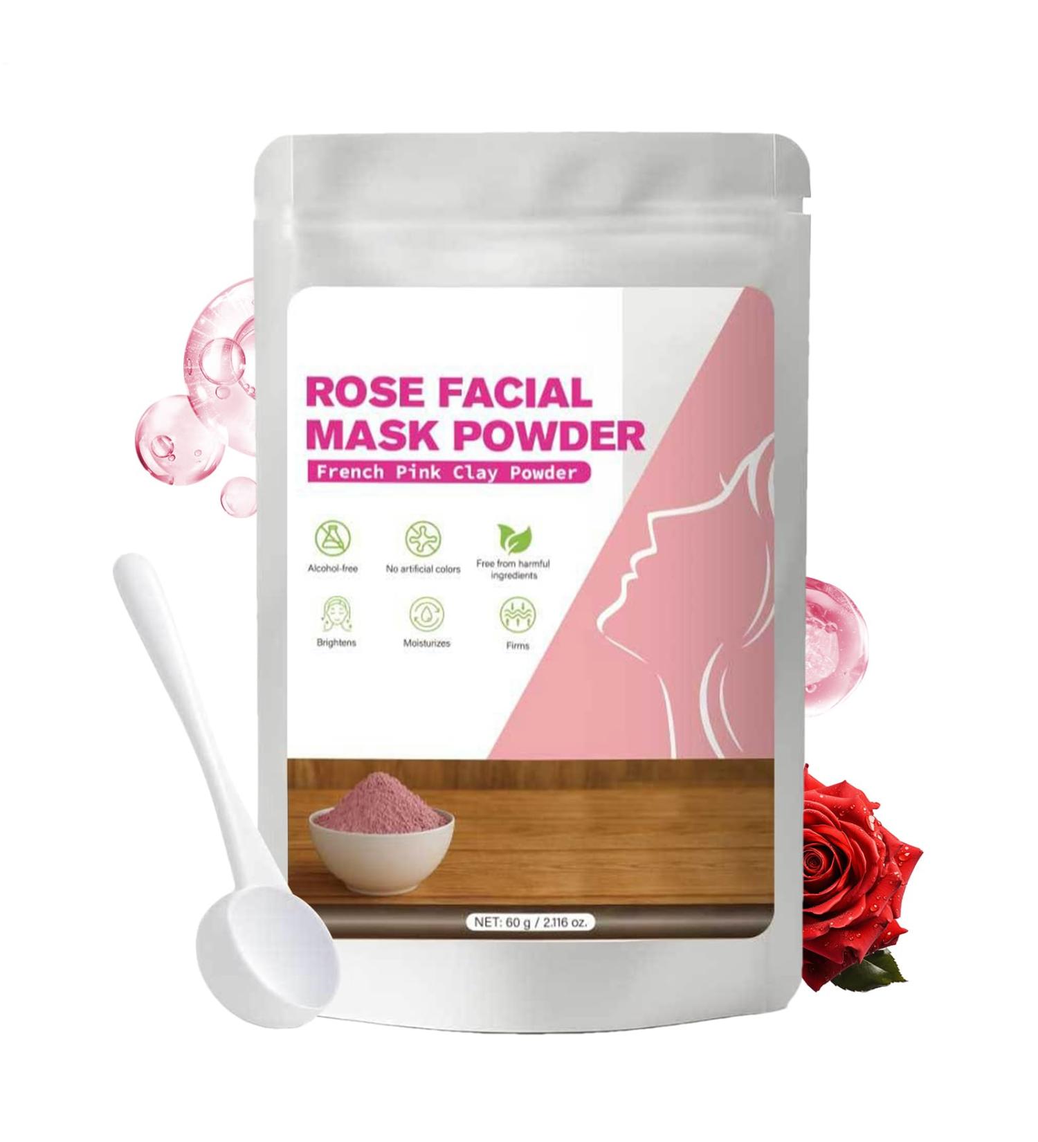  Generisch Face Mask Powder | 60g Clay Powder for Skin Care - Moisturizing Face Mask for Men Women Girls for Home Travel Weekend Evening etc. - Buy Online on GoSupps.com