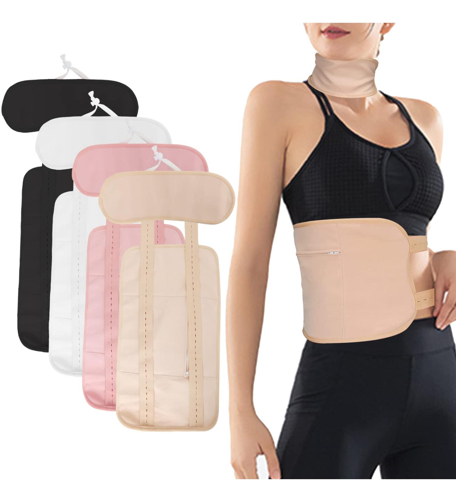 Reusable Organic Castor Oil Pack for Waist & Thyroid | Detox & Comfort Sleep | Adjustable Khaki Design - Buy Online on GoSupps.com