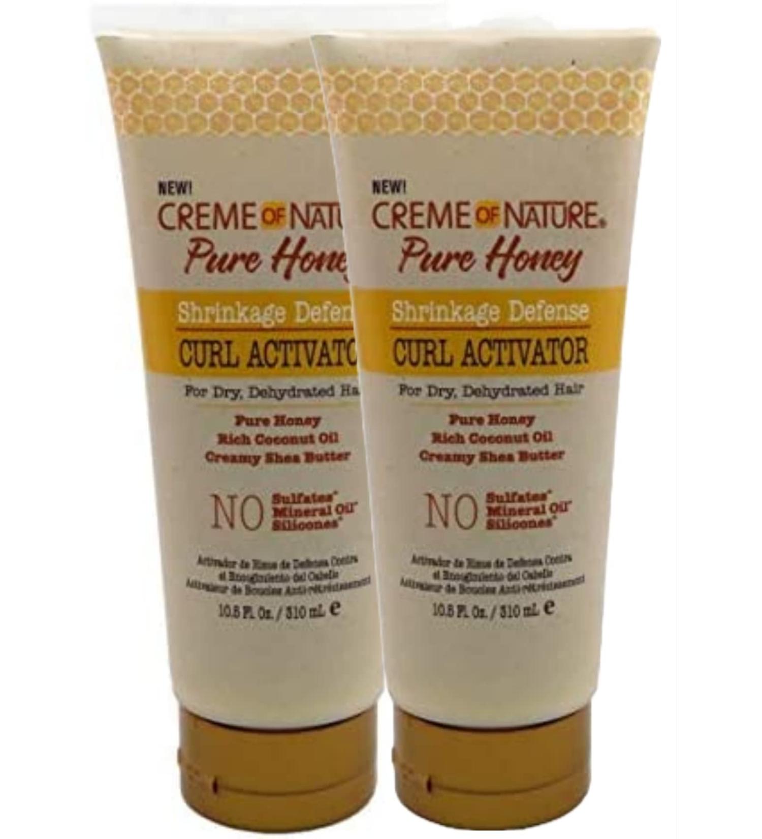 Creme of Nature Pure Honey Curl Activator 10.5oz Tube (2 Pack) - 100% Pure Honey Formula for Defined Curls - Buy Online on GoSupps.com