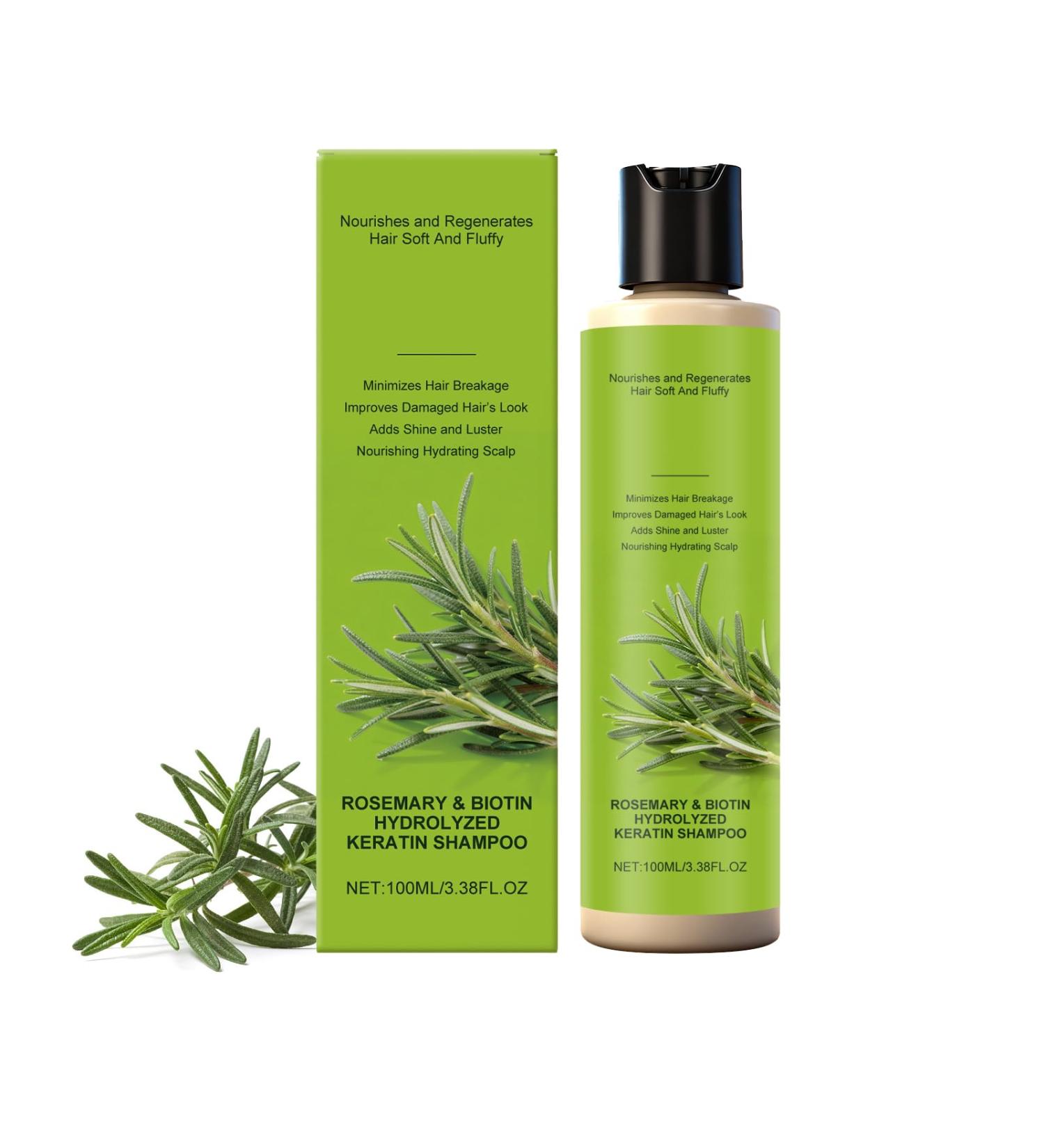  Generisch Rosemary hair growth shampoo for women and men organic hair growth shampoo with hydrolyzed keratin anti-hair loss repairing and nourishing scalp treatment - Buy Online on GoSupps.com