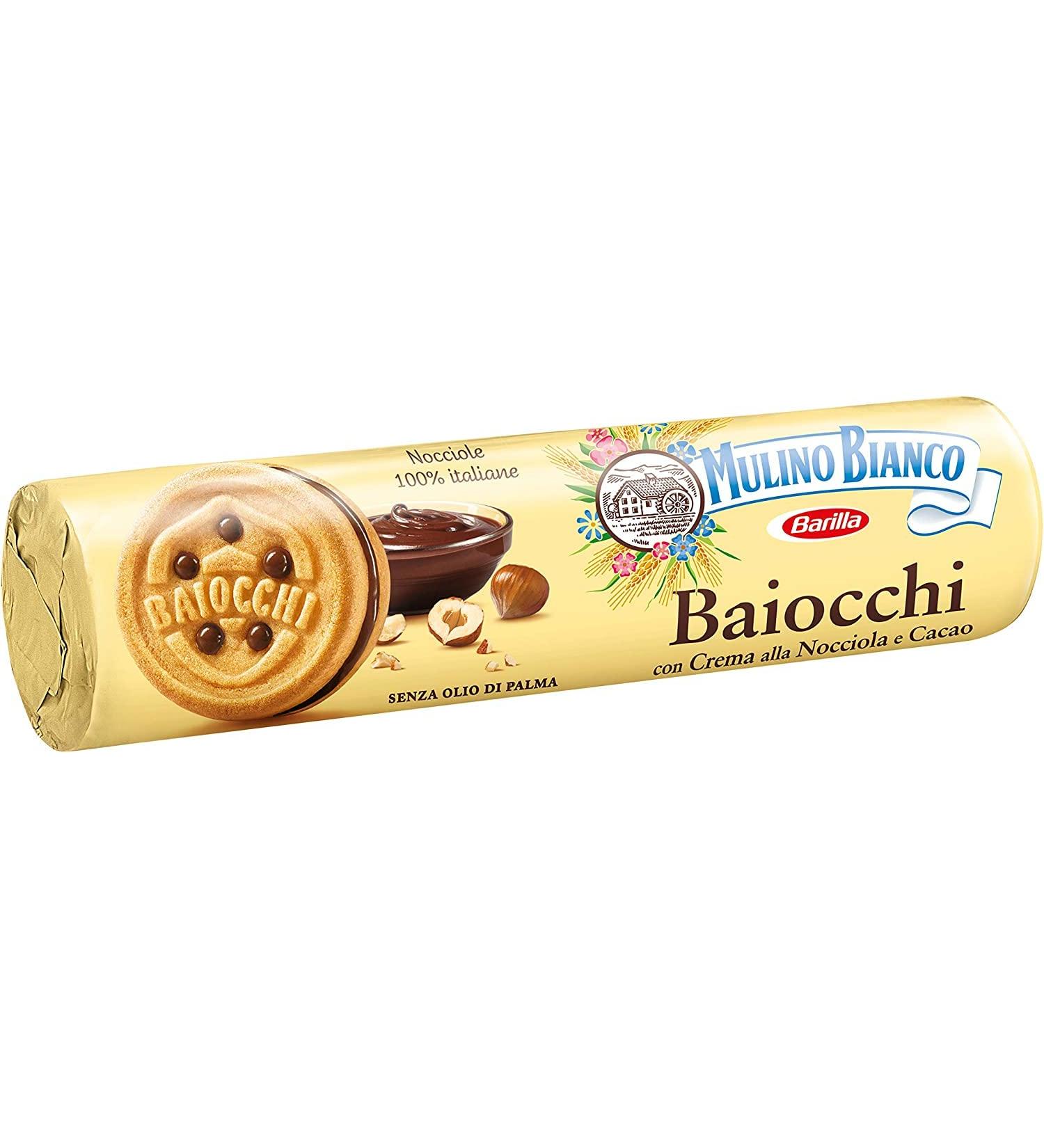  Mulino Bianco Mulino Bianco Baiocchi Set of 3 tubes of chocolate chip cookies 168 g - Buy Online on GoSupps.com